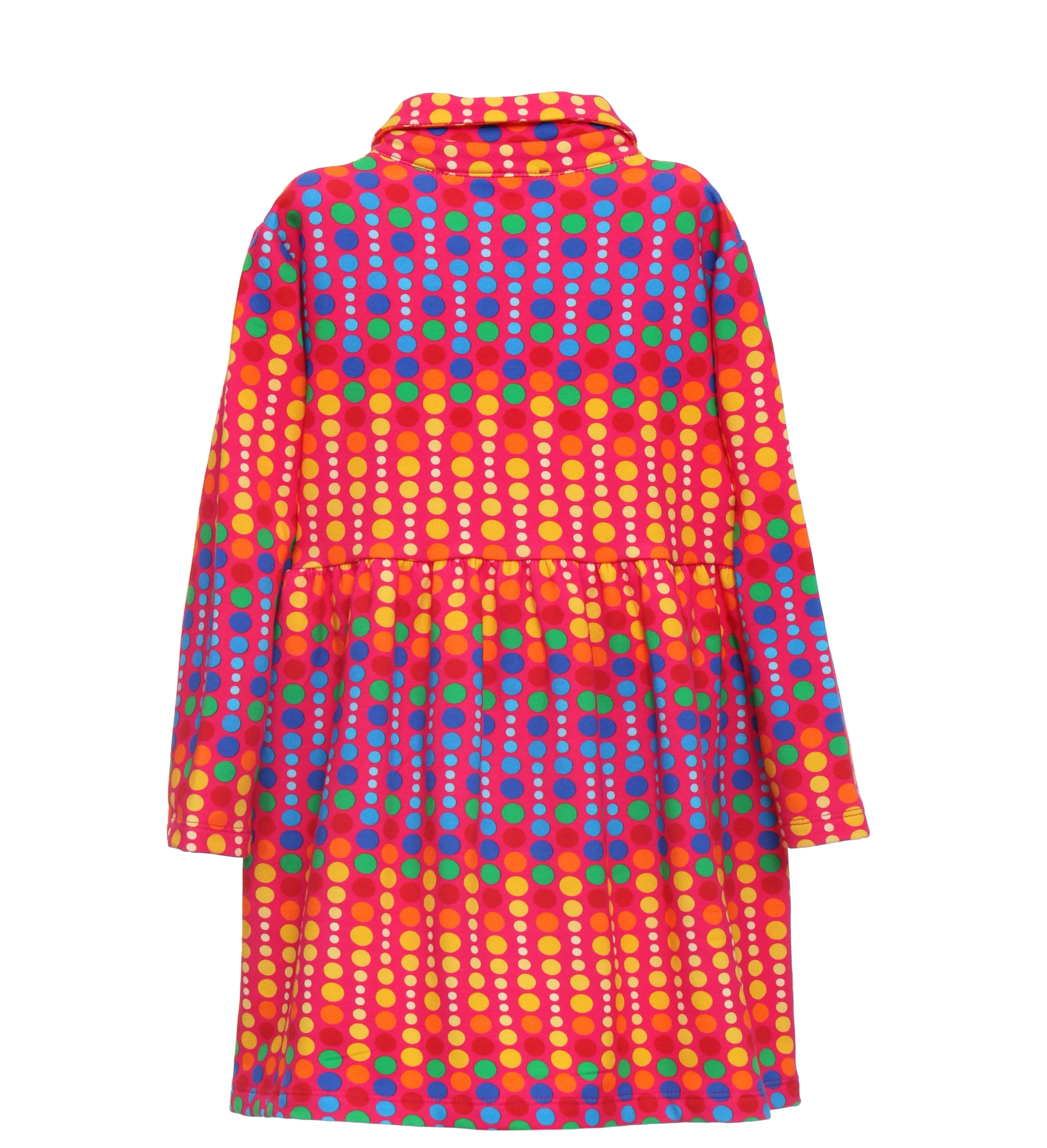 DRESS SHIRT WITH COLORFUL POLKA DOTS