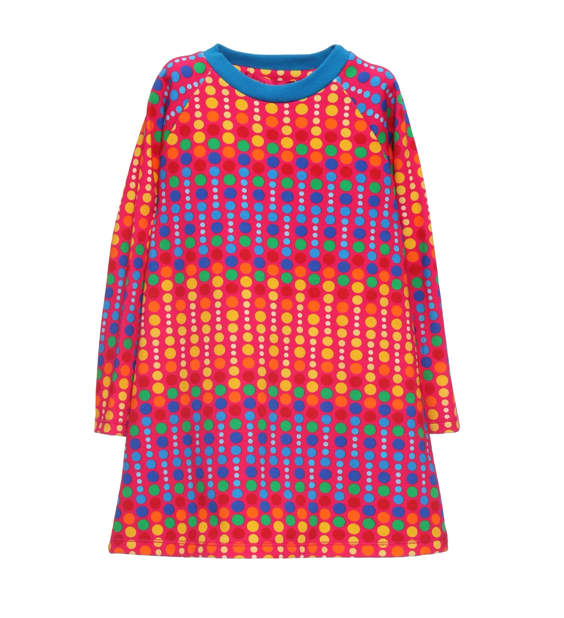 DRESS PRINTED POLKA DOTS BELL