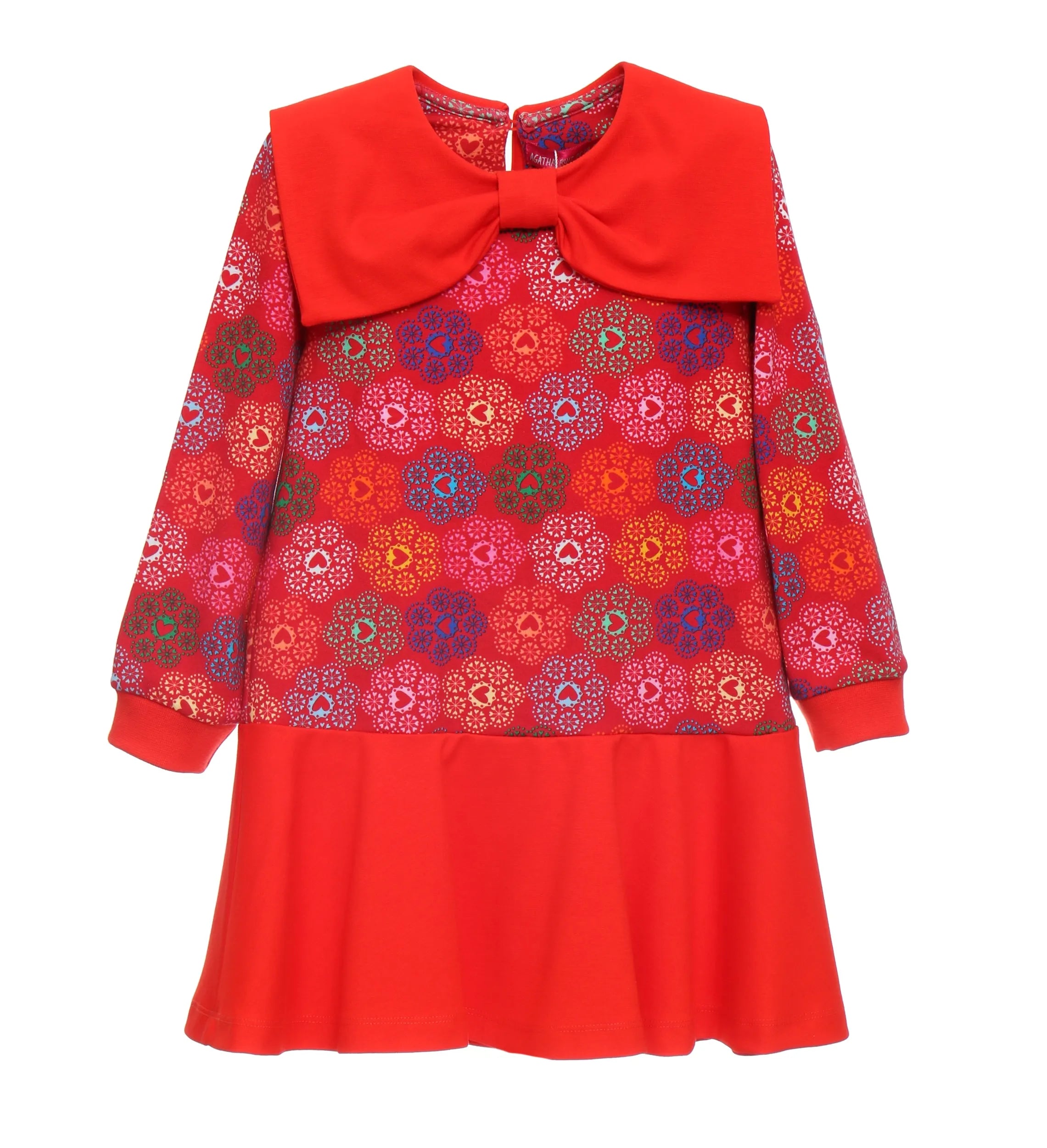 ORANGE FOLKTALES DRESS