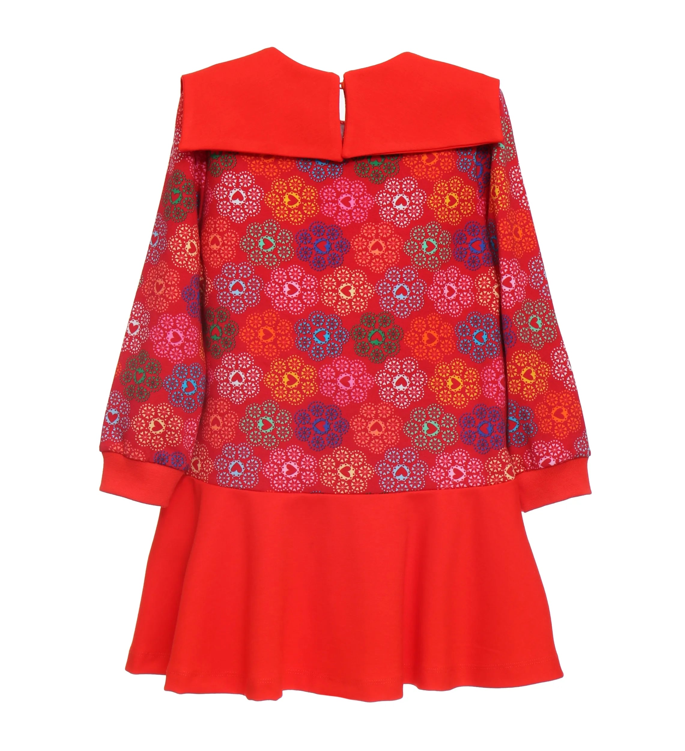 ORANGE FOLKTALES DRESS