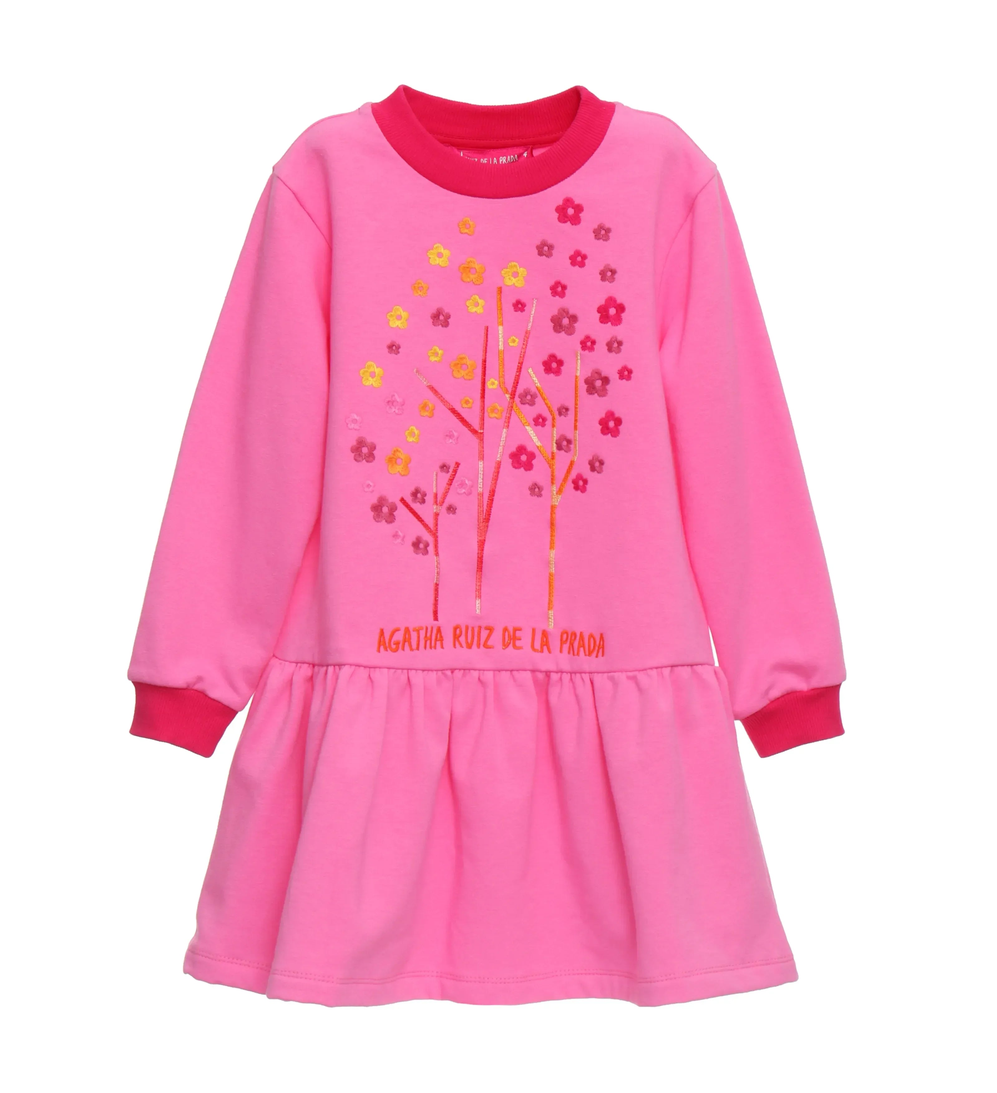 VESTIDO ROSA ARBOLES - Agatha Ruiz de la Prada