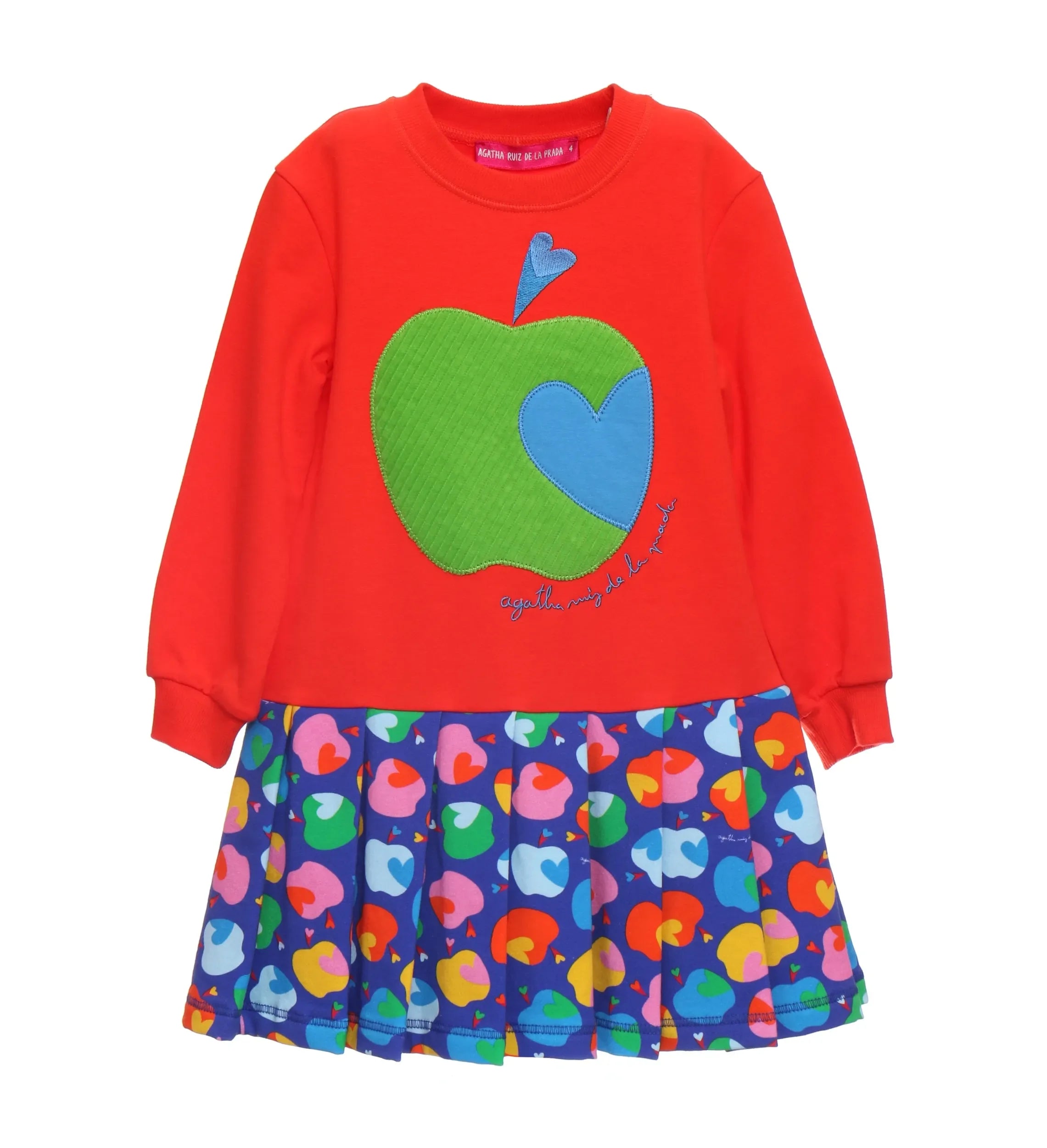 VESTIDO NARANJA MANZANAS - Agatha Ruiz de la Prada