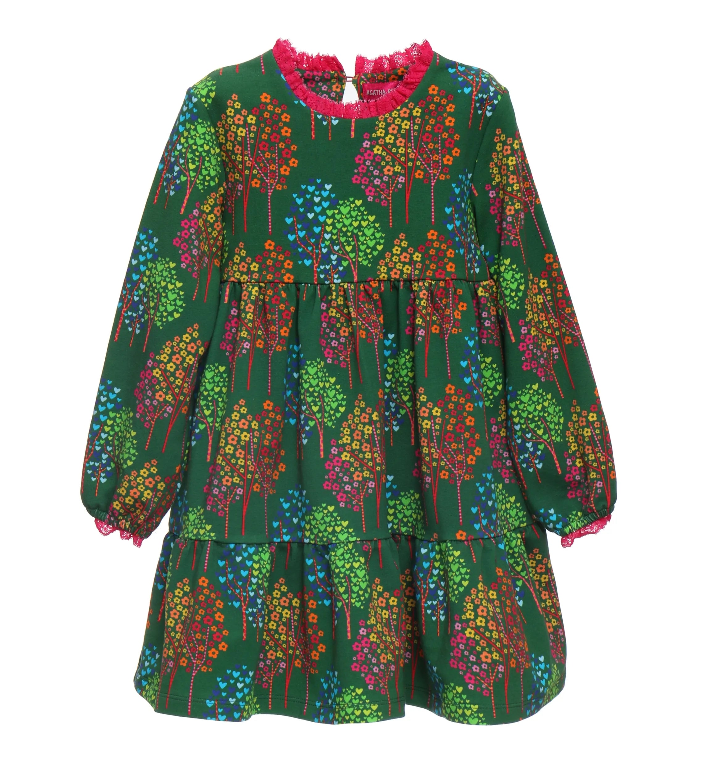 GREEN FOLKTALES DRESS