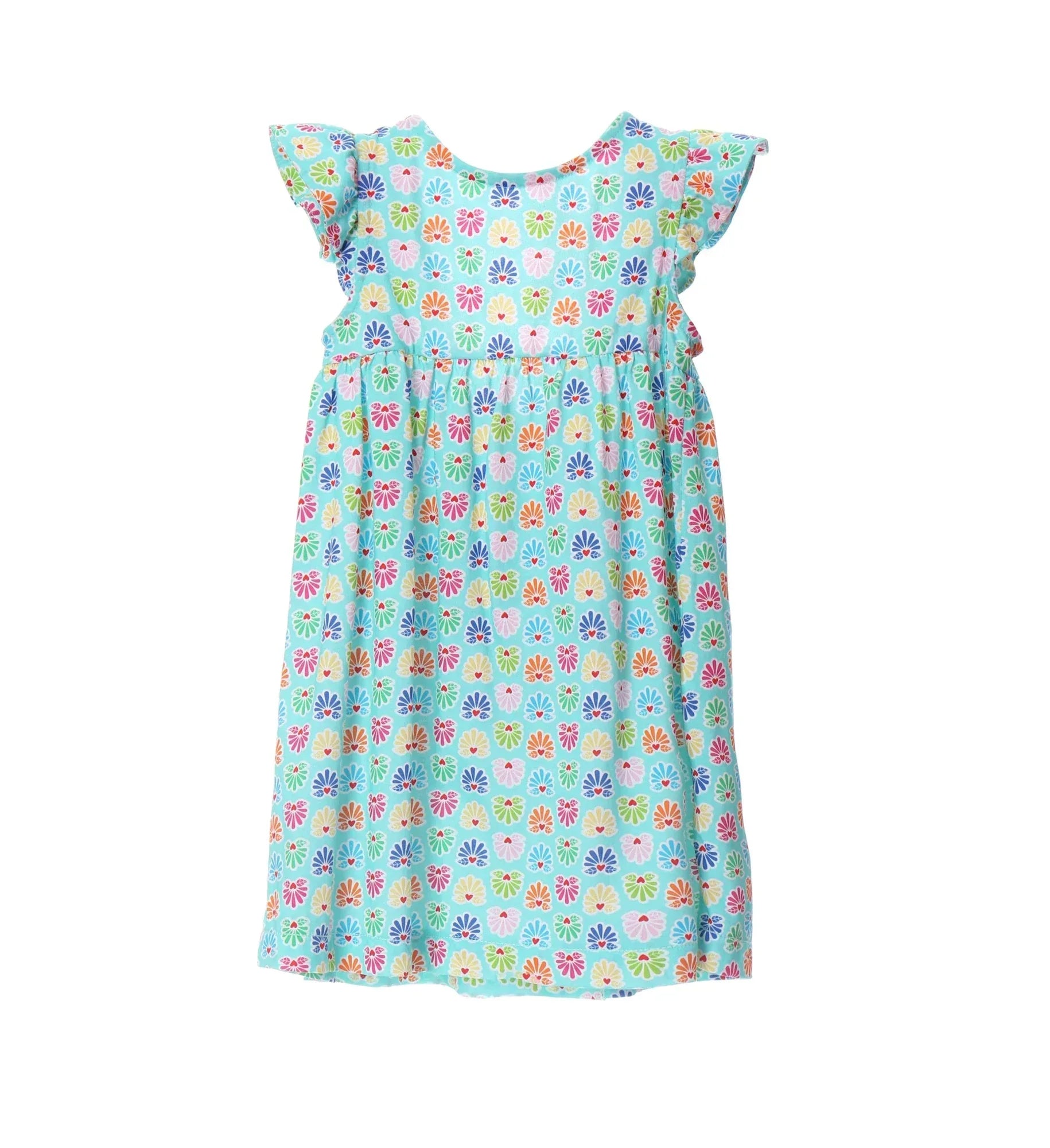 VESTIDO TURQUESA ESTAMPADO - Agatha Ruiz de la Prada