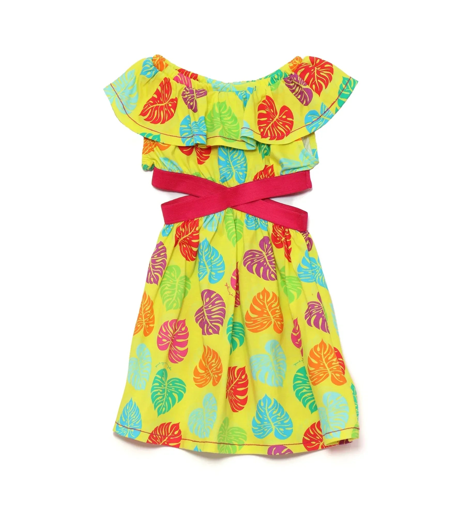 VESTIDO HAWAIANO LATERAL ABIERTO - Agatha Ruiz de la Prada