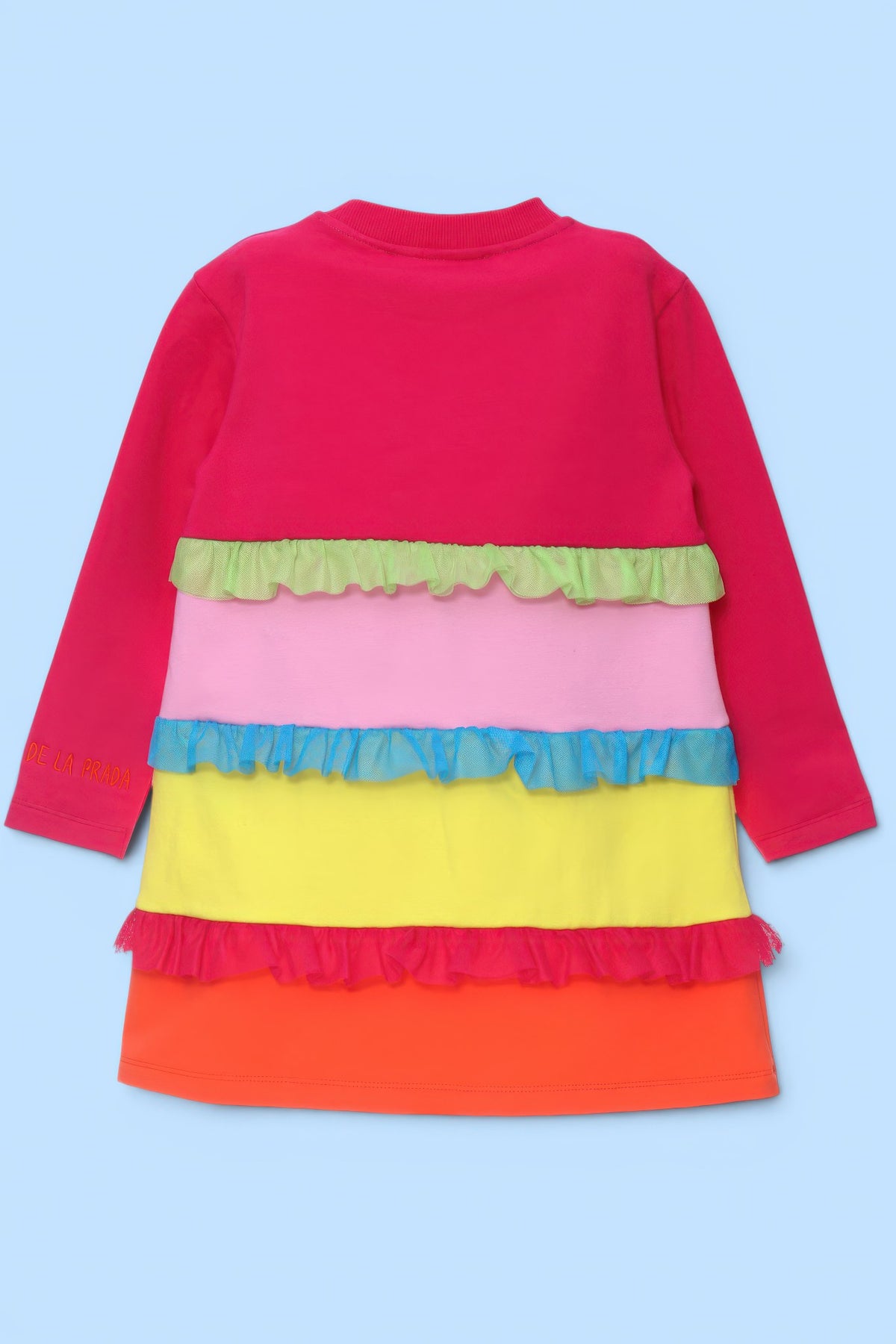 VESTIDO M/L RAYAS COLOR SOL