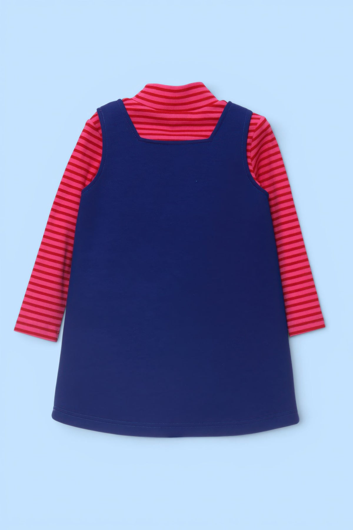 VESTIDO EFECTO PICHI CEREZAS