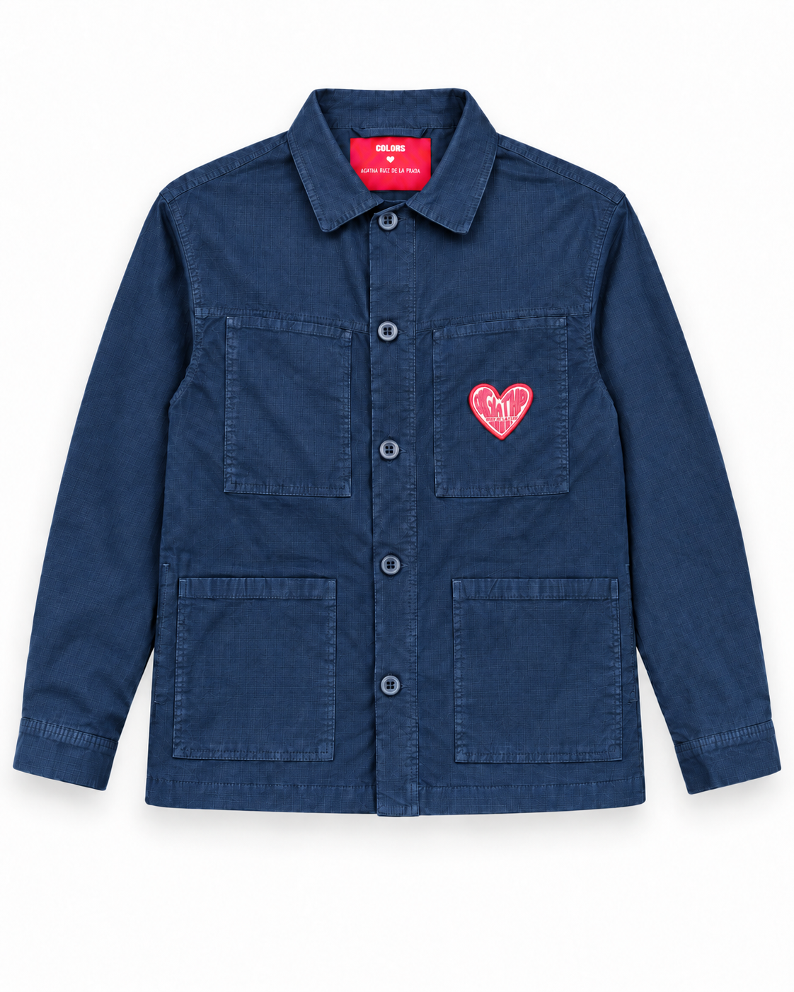 SOBRECAMISA INVIERNO AGATHA X COLORS AZUL