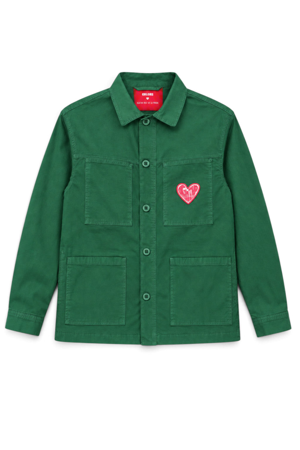 SOBRECAMISA INVIERNO AGATHA X COLORS VERDE