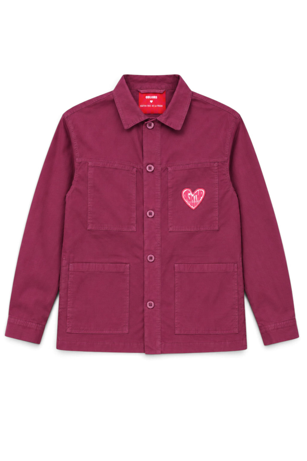 SOBRECAMISA INVIERNO AGATHA X COLORS LILA
