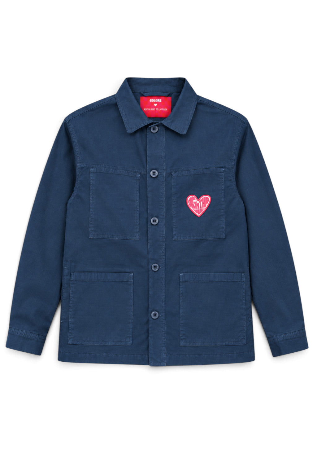 SOBRECAMISA INVIERNO AGATHA X COLORS AZUL