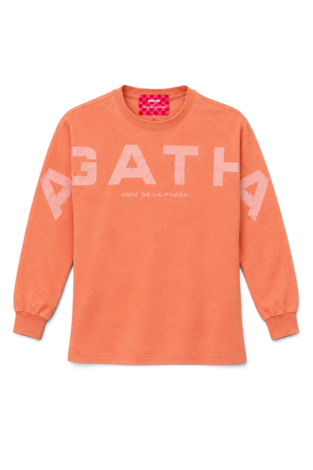 CAMISETA MANGA LARGA AGATHA X COLORS NARANJA
