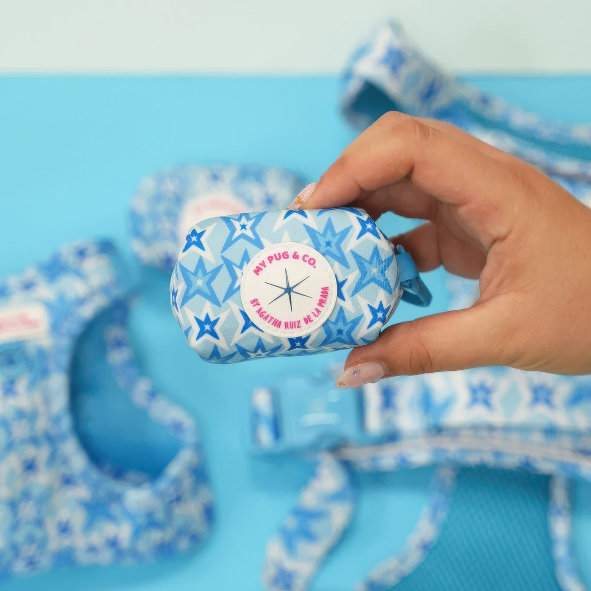 Porta Bolsas Blue Stars by Agatha Ruiz de la Prada