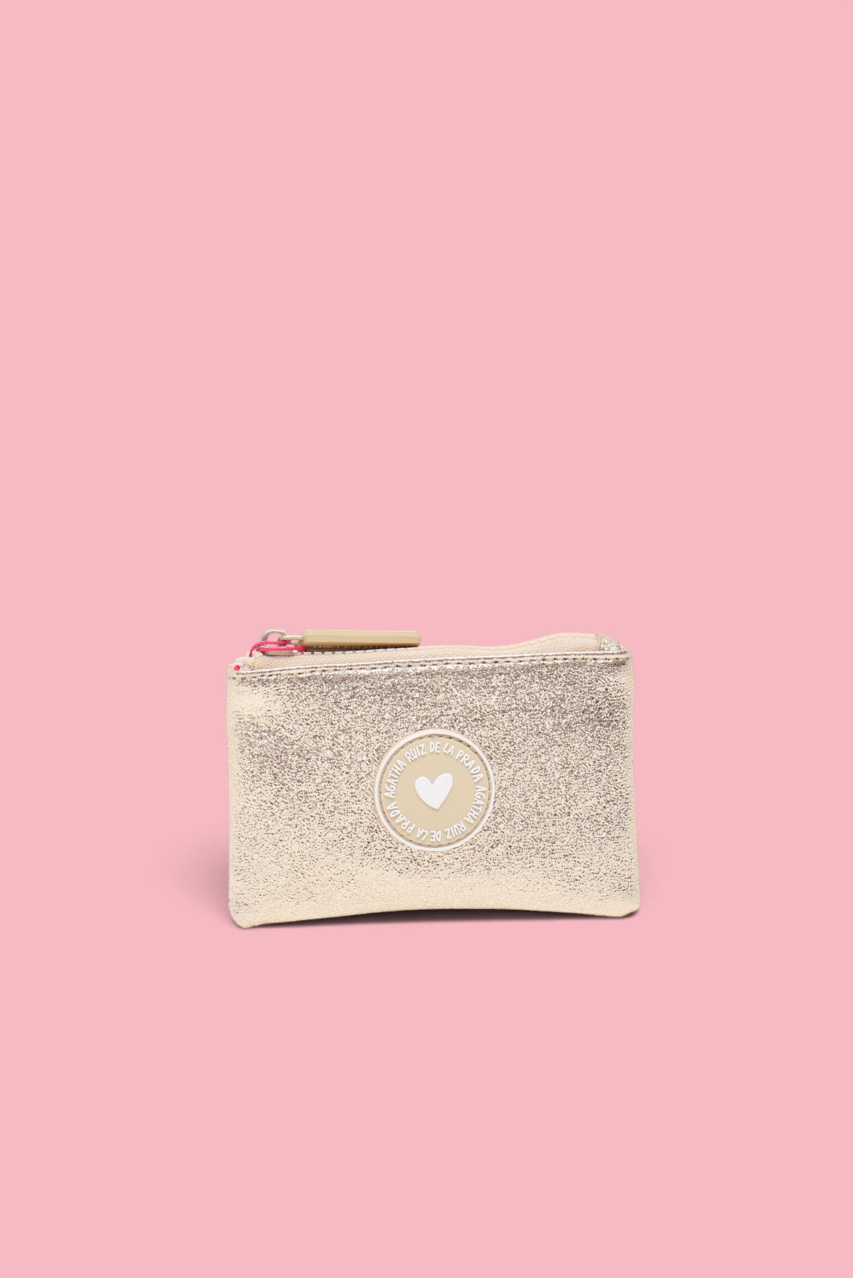 PORTAMONETE GLITTER ORO