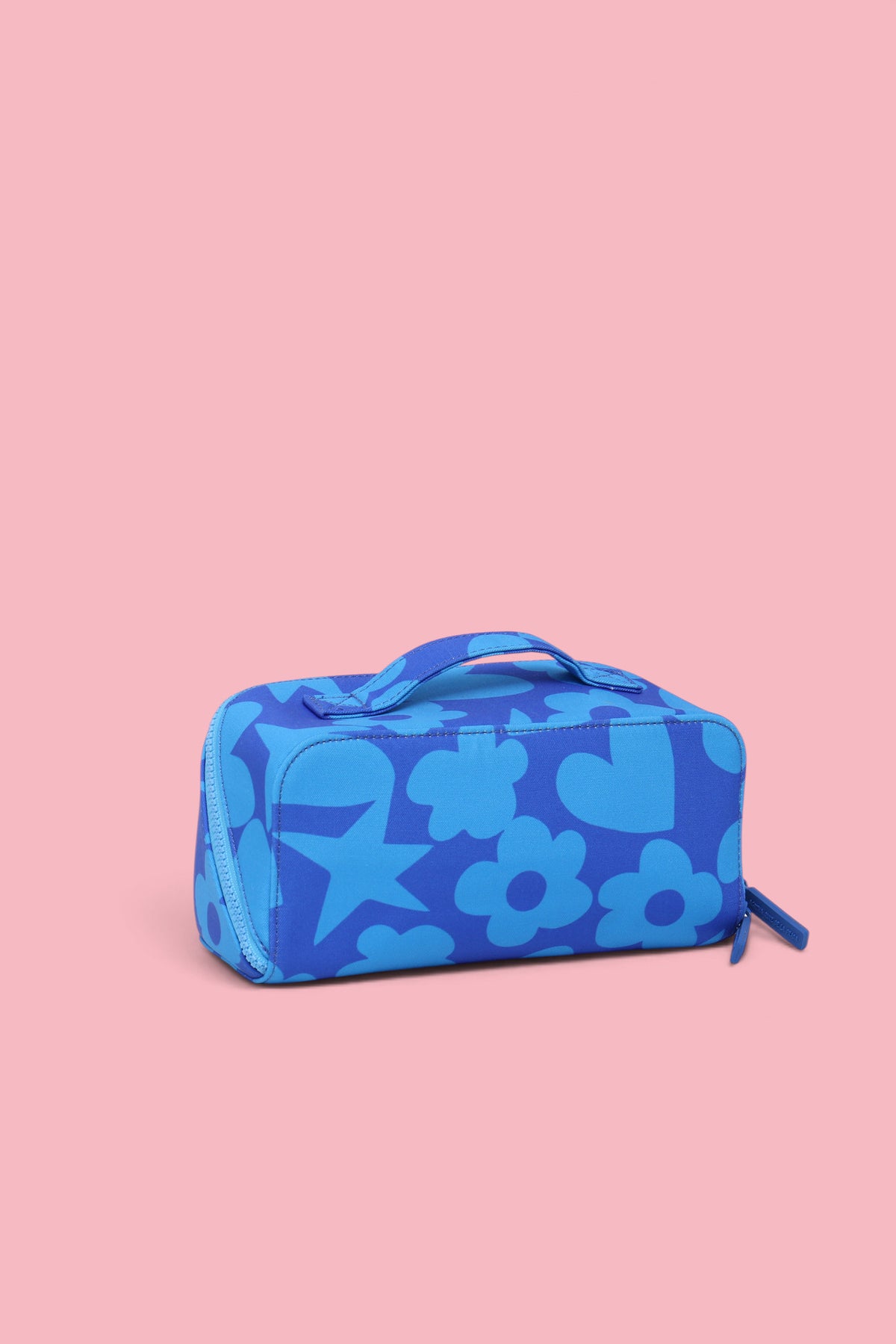 BLUE ICONS TRAVEL TOILETRY BAG