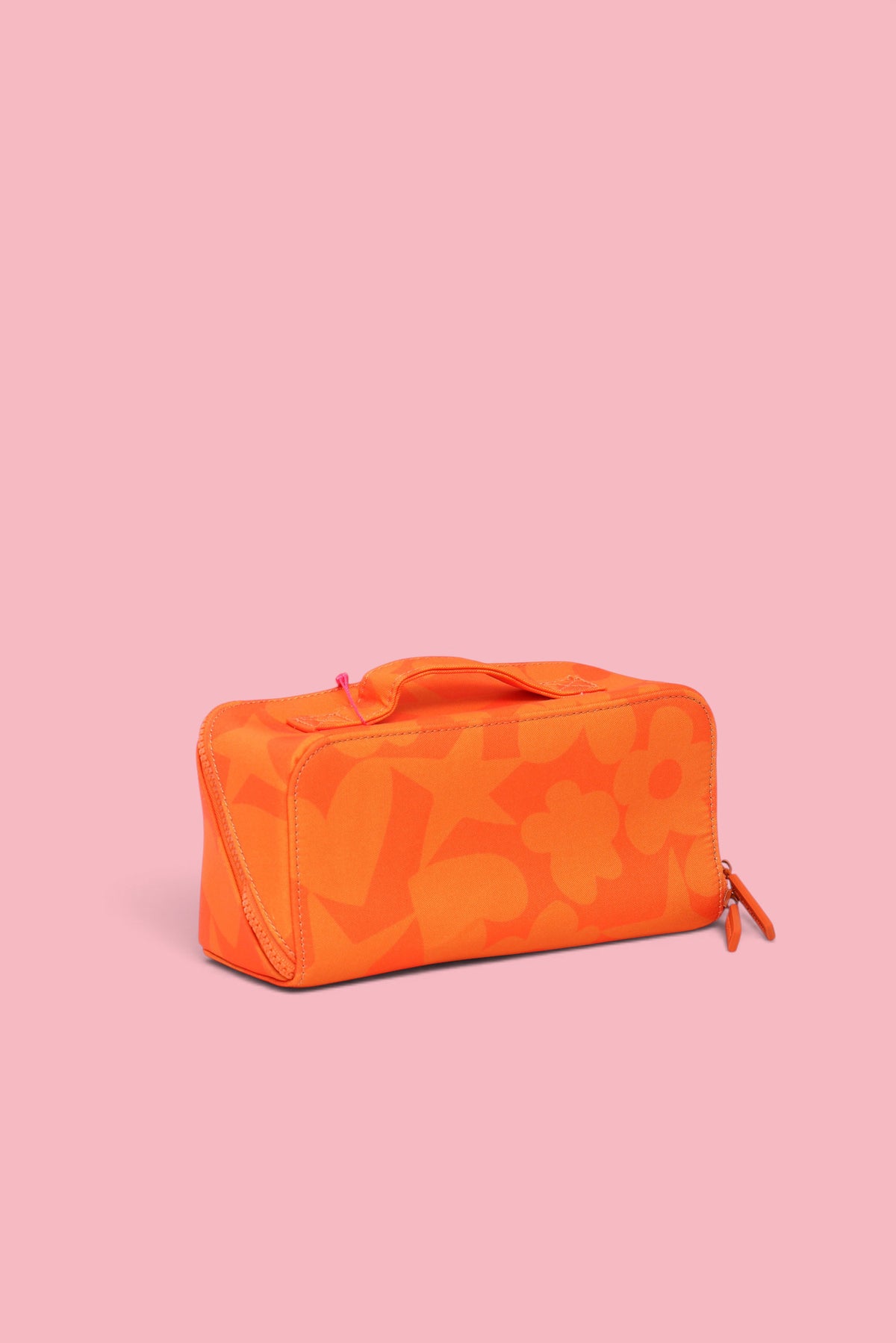 NECESSAIRE DA VIAGGIO CON ICONE ARANCIONE