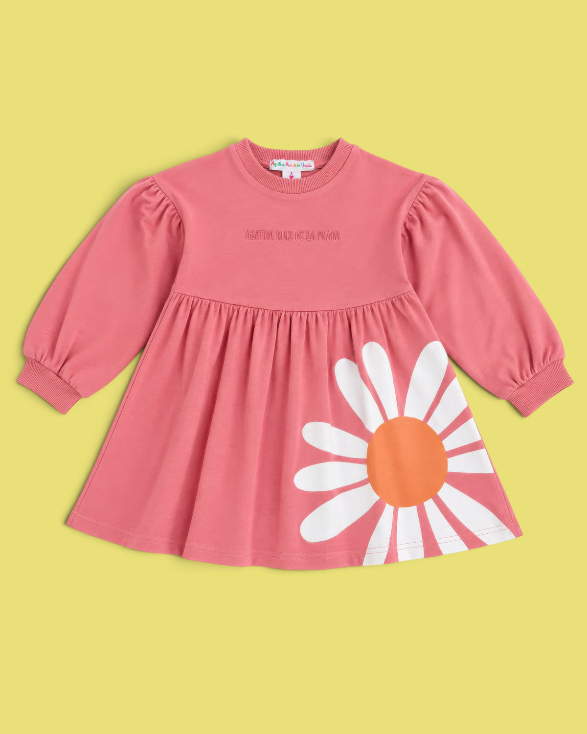 VESTIDO ROSA DAISY FLOR
