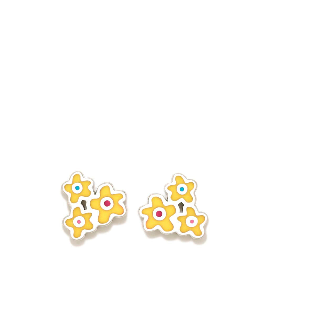 Boucles d'oreilles fleurs Agathitas