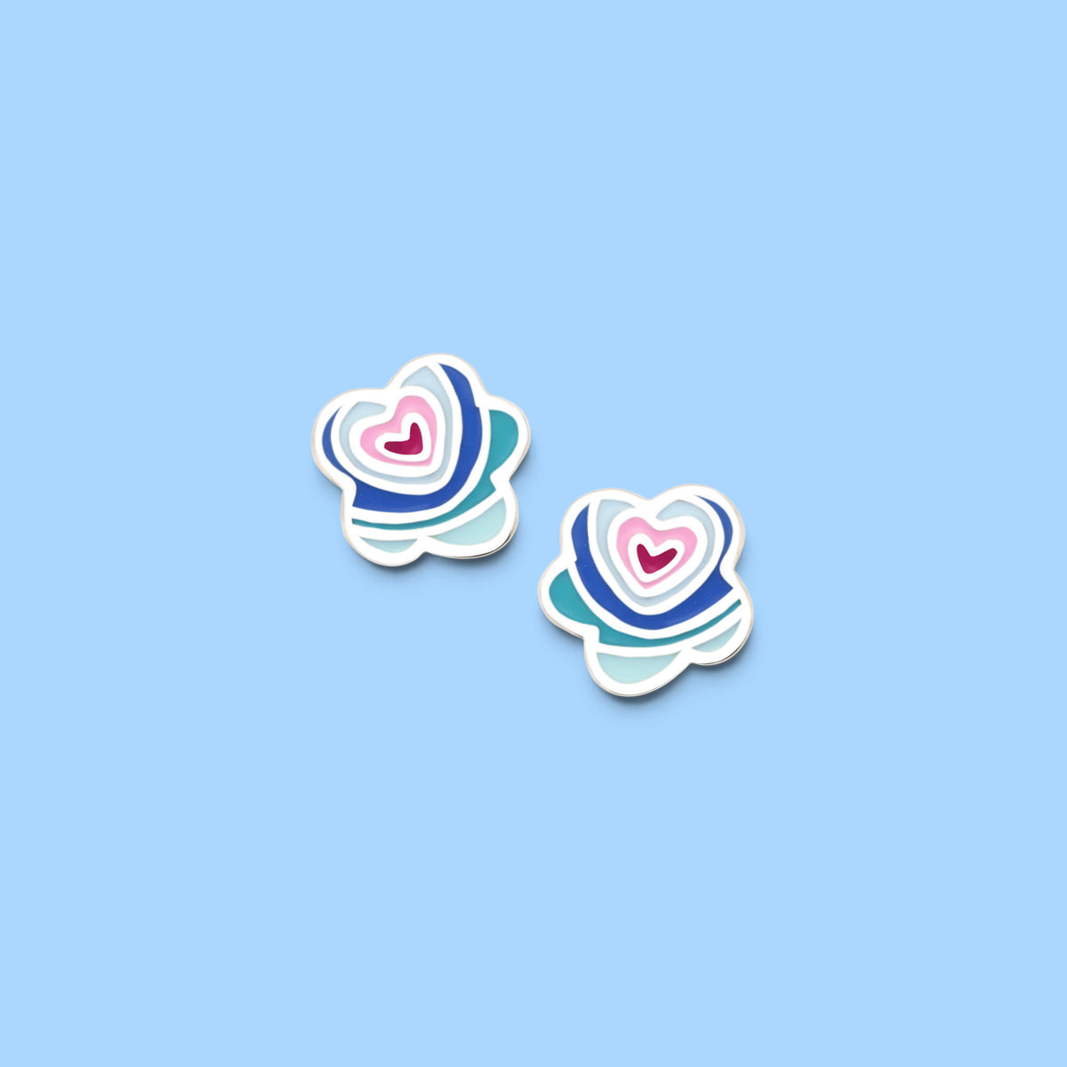 BOUCLES D’OREILLES POP LOVE FLEUR