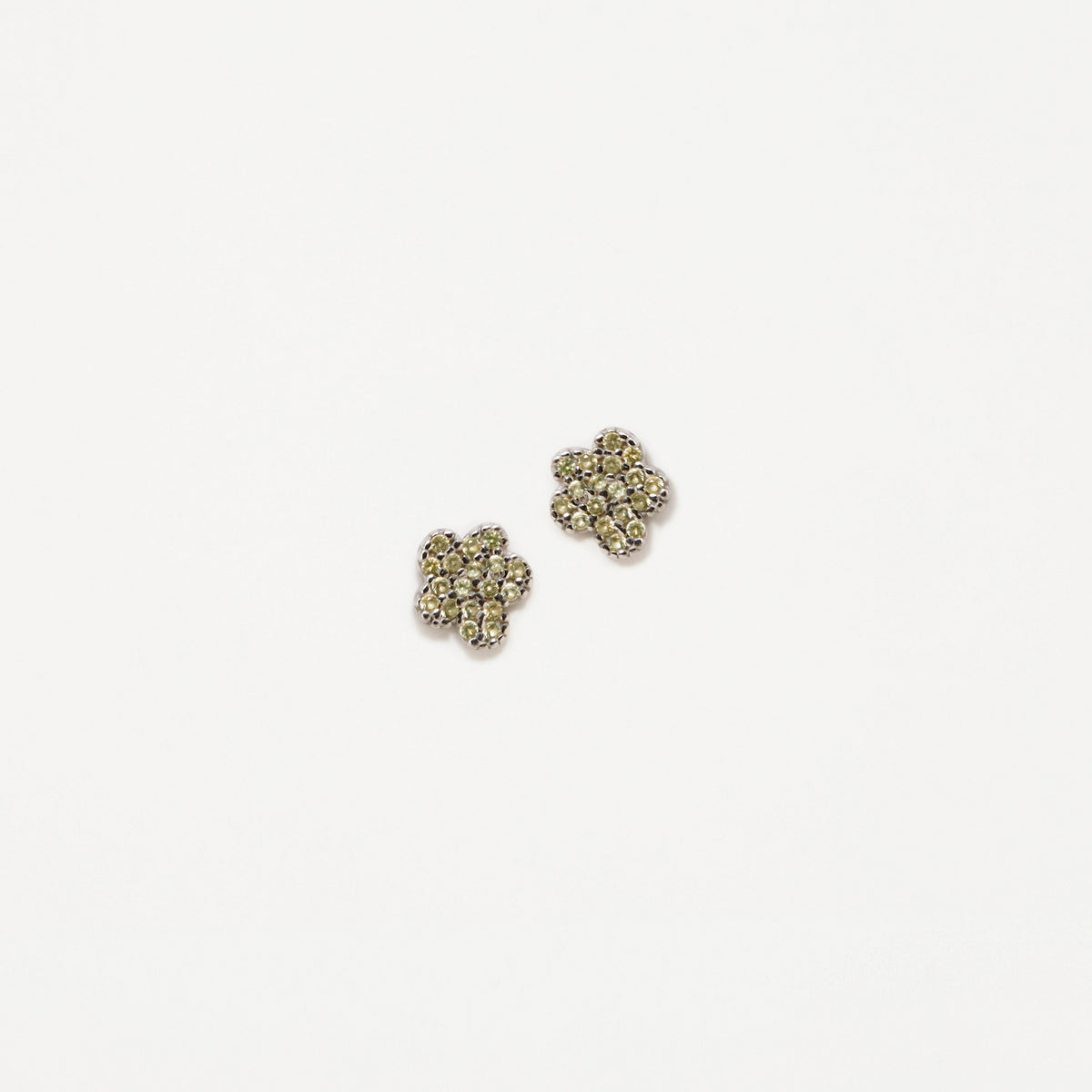 PENDIENTES FLOR STARLIGHT OLIVINA