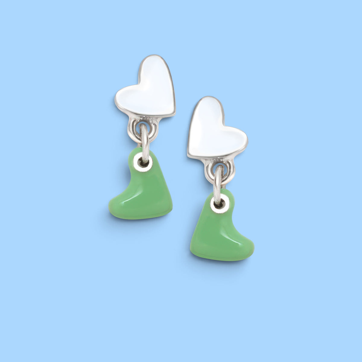 PENDIENTES LULÚ CORAZÓN TURQUESA