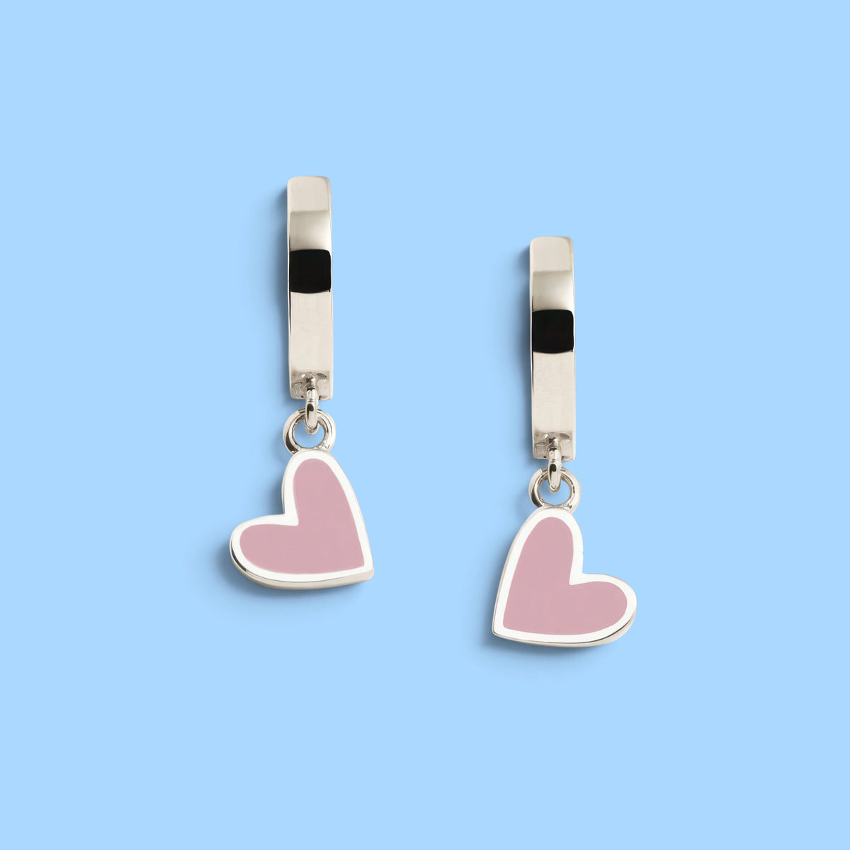 CRIOLLA CORAZONES ROSA HOOP
