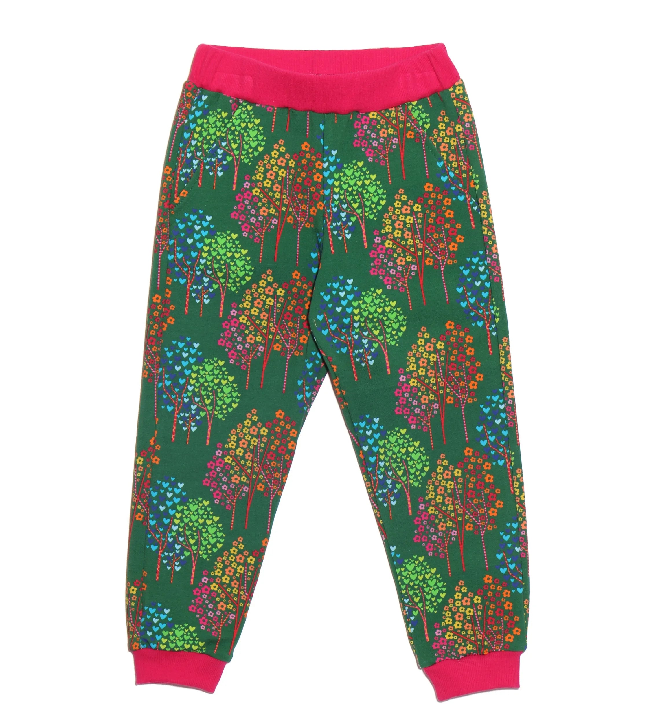 COTTON PANTS WITH TREE PRINT