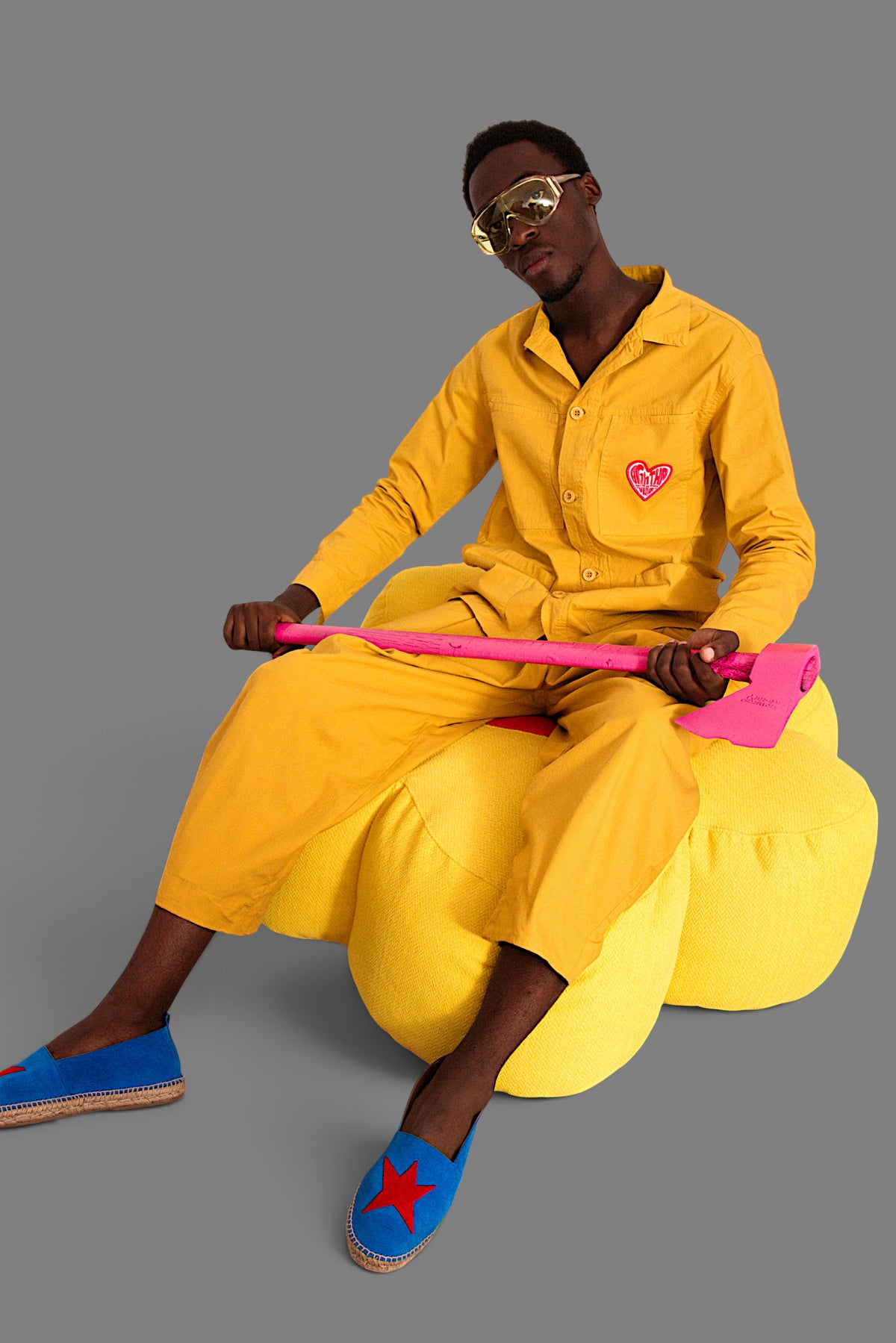 PANTALON D'HIVER CATWALK AGATHA X COLORS JAUNE
