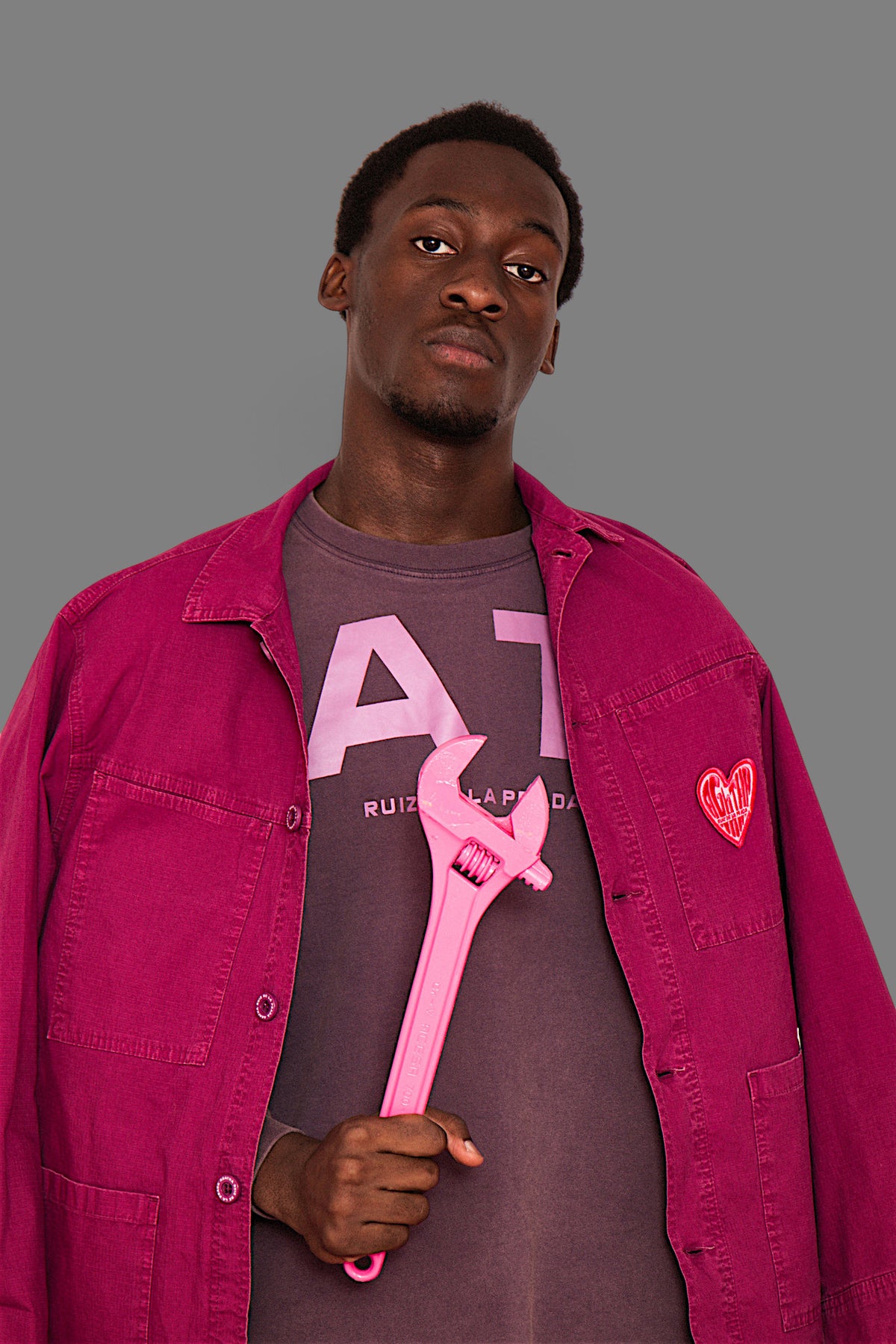 AGATHA X COLORS long-sleeve T-shirt - Purple