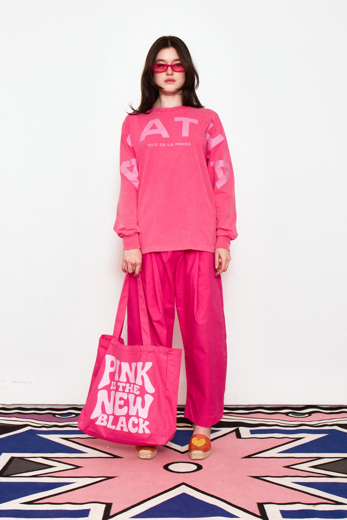 CAMISETA MANGA LARGA AGATHA X COLORS FUCSIA