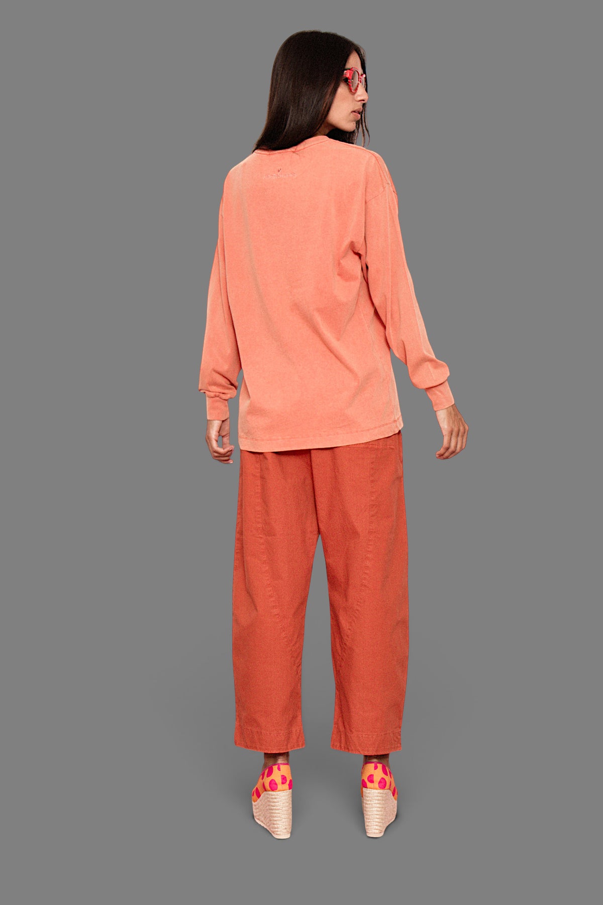 T-shirt à manches longues AGATHA X COLORS orange