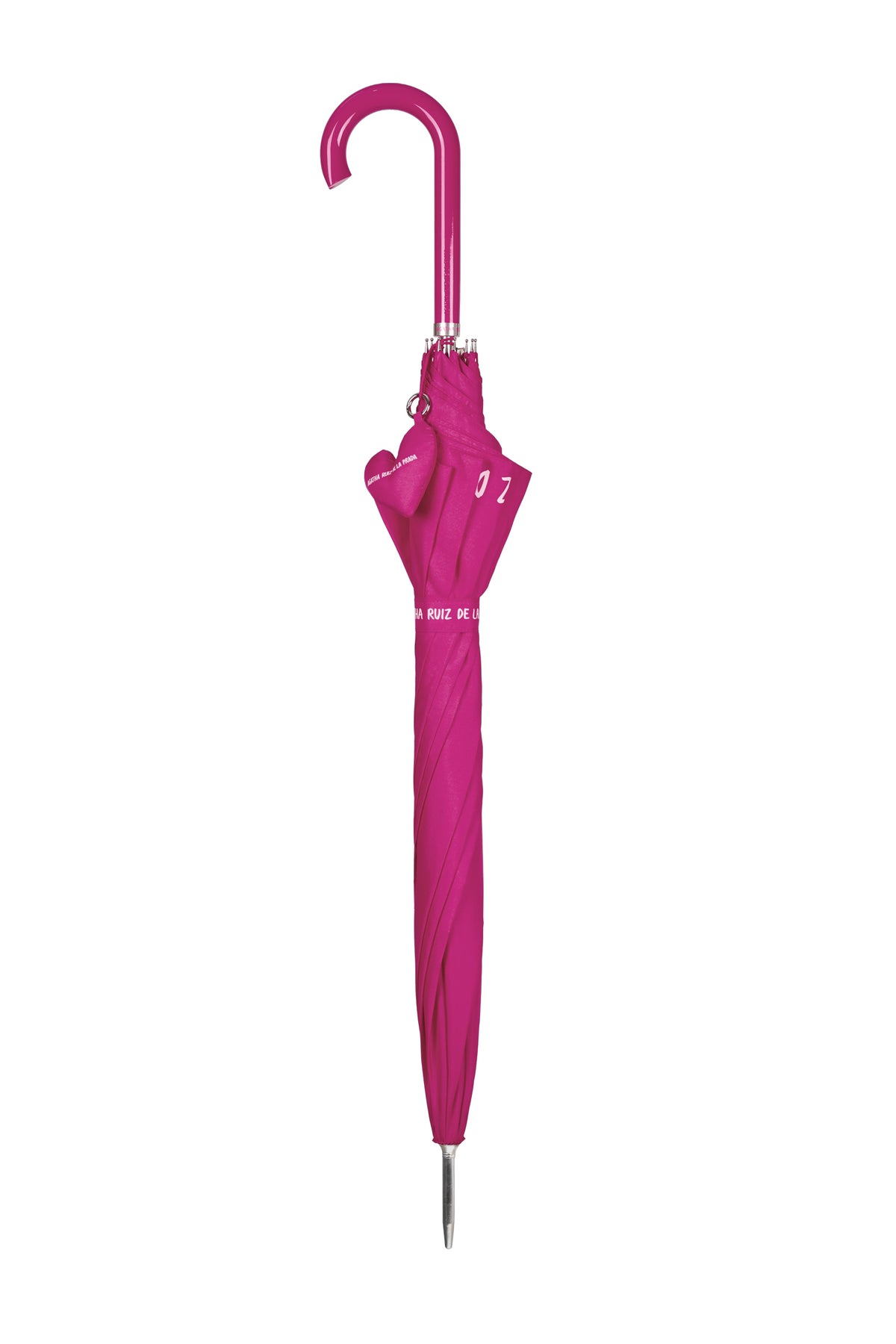 PARAGUAS ADULTO FUCSIA LETRAS