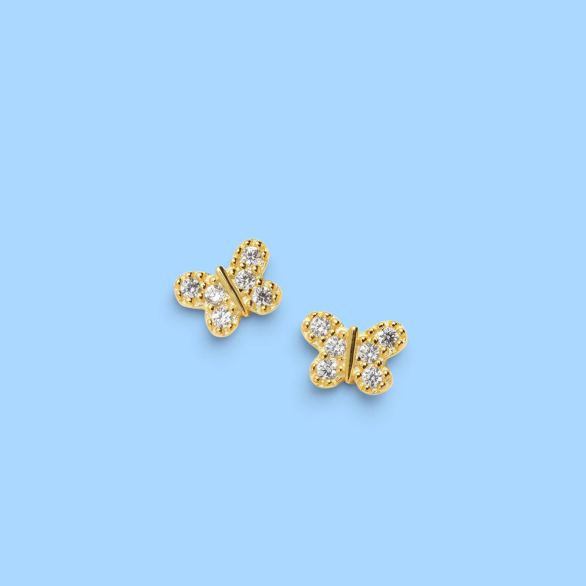 PENDENTE FARFALLA BAGNO ORO