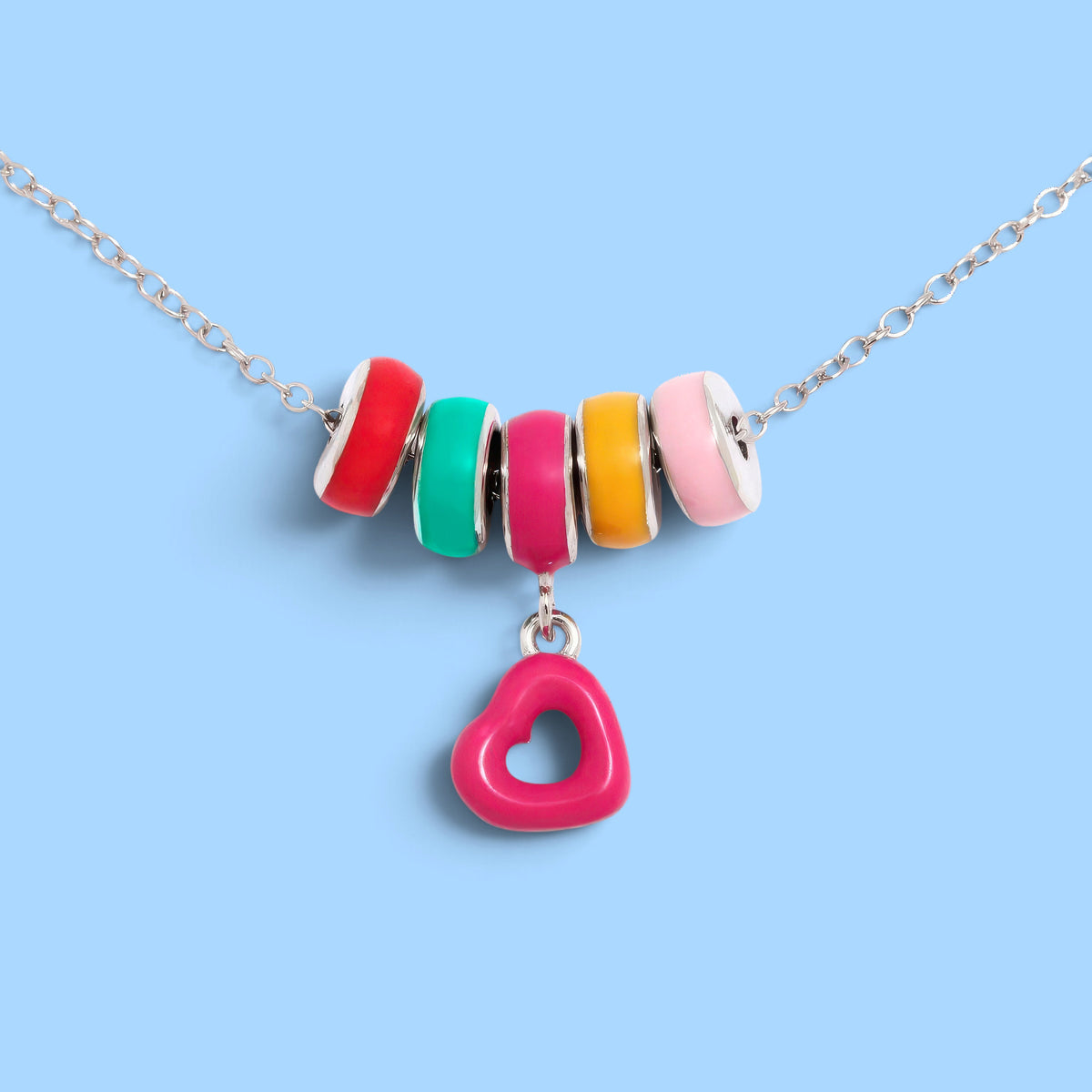 COLGANTE MULTI DONUTS CORAZON