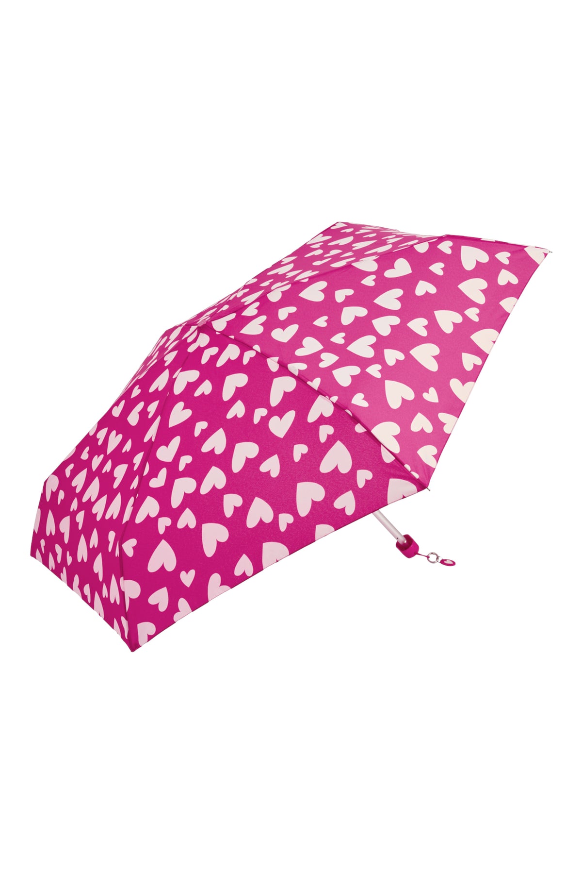 PARAGUAS MINI PLEGABLE CORAZONES