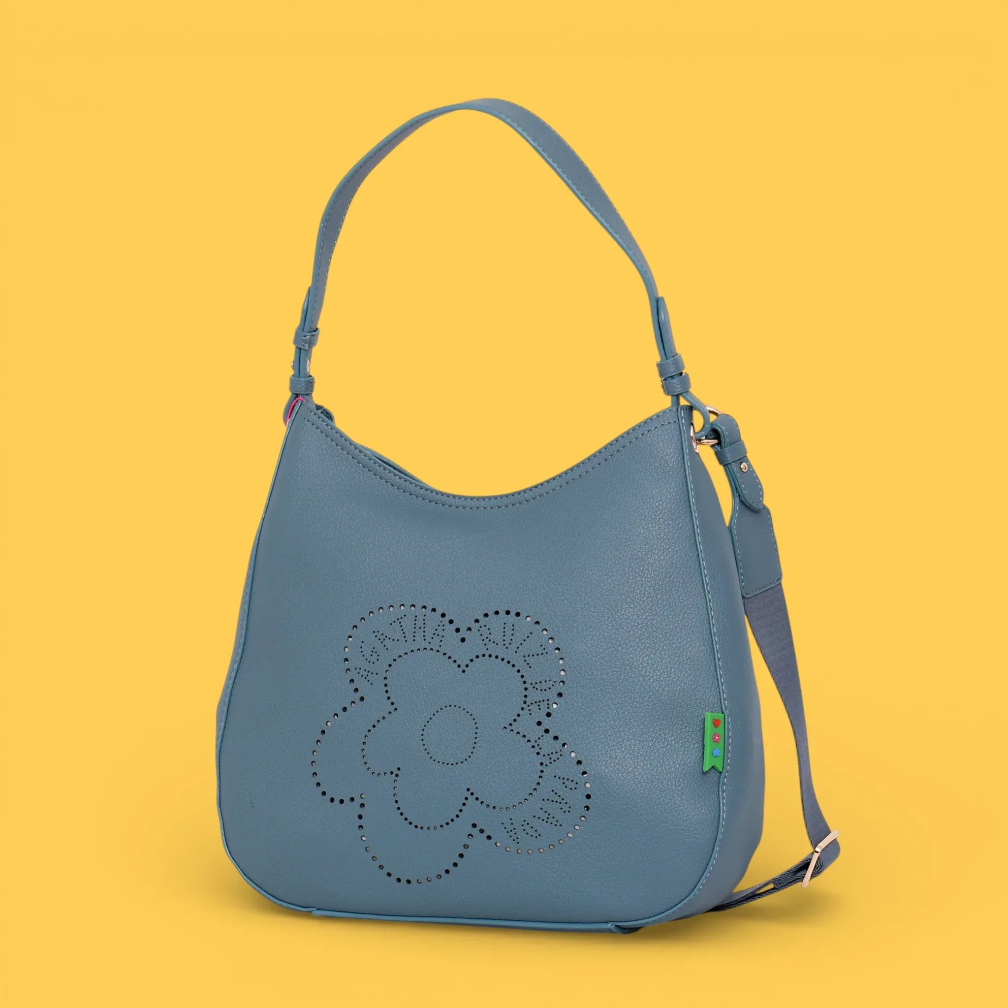 HOBO CALADO FLOR AZUL - Agatha Ruiz de la Prada