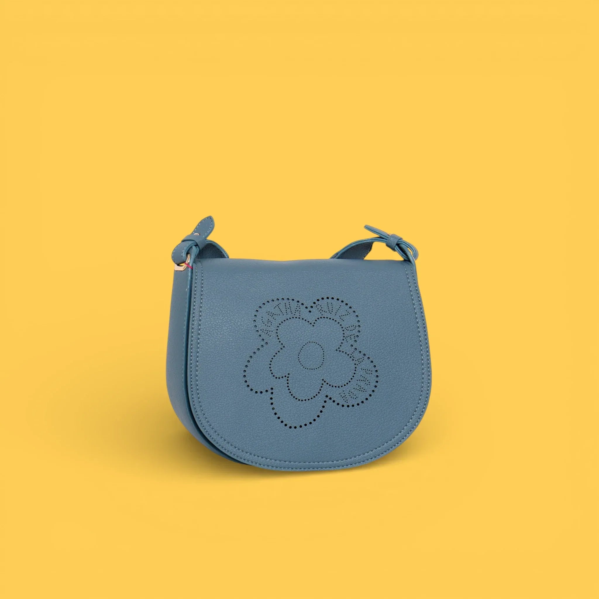 BANDOLERA TAPA CALADO FLOR AZUL - Agatha Ruiz de la Prada