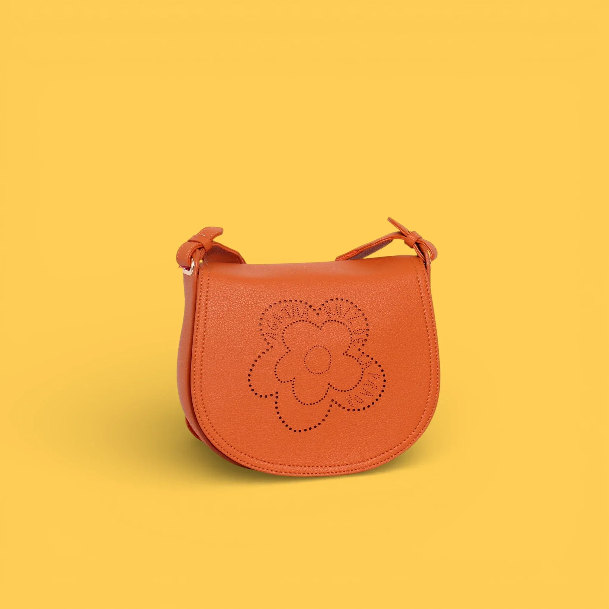 BANDOLERA TAPA CALADO FLOR NARANJA - Agatha Ruiz de la Prada