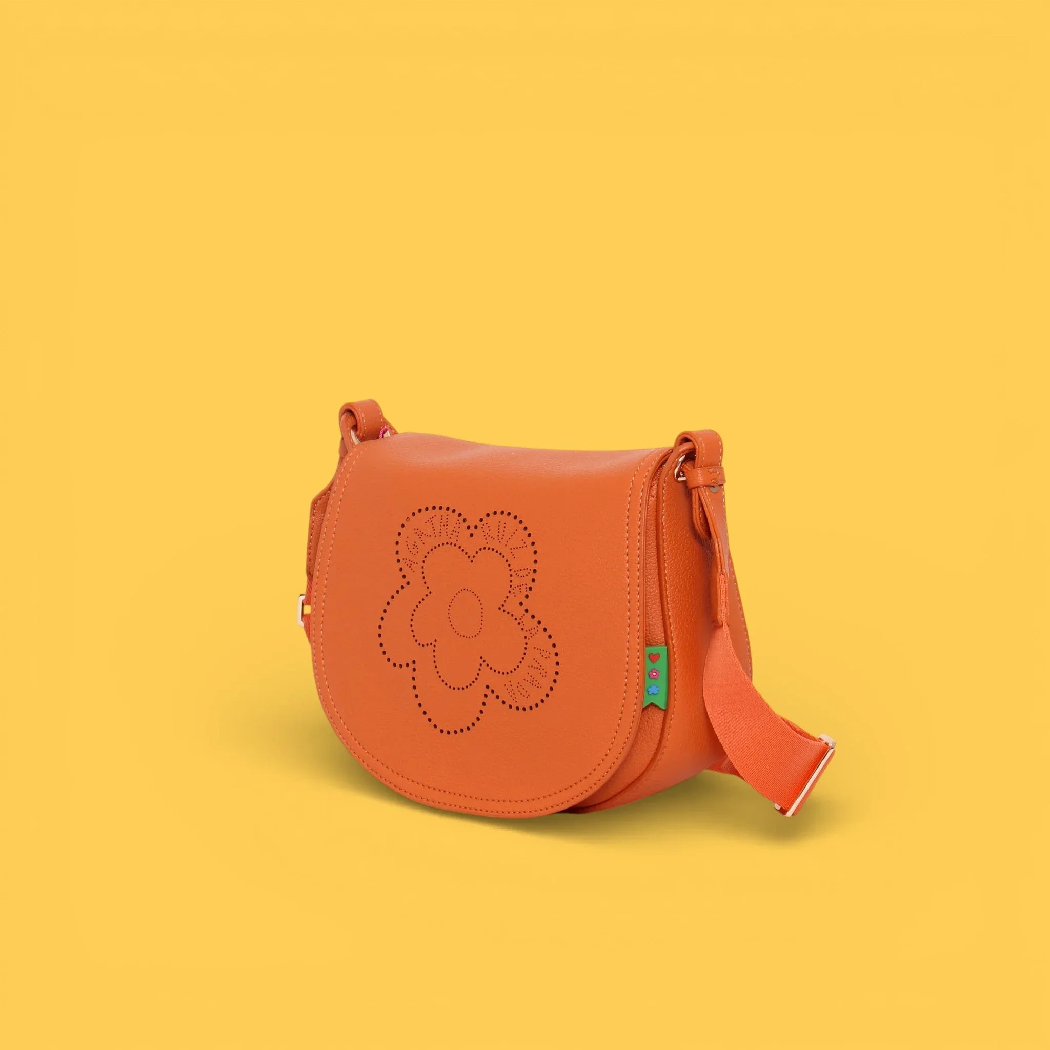 BANDOLERA TAPA CALADO FLOR NARANJA - Agatha Ruiz de la Prada
