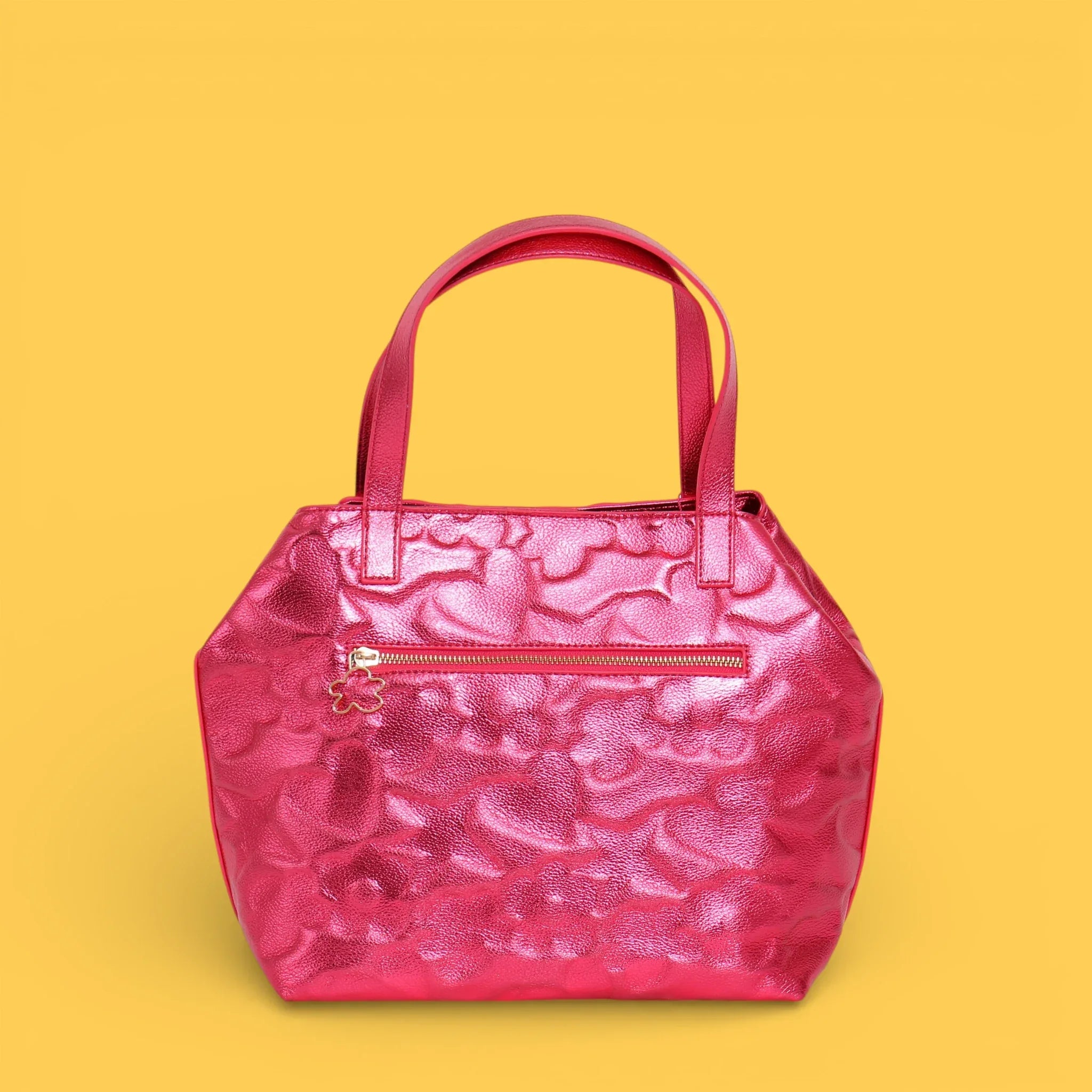 TOTE GRABADO ICONOS FUCSIA - Agatha Ruiz de la Prada