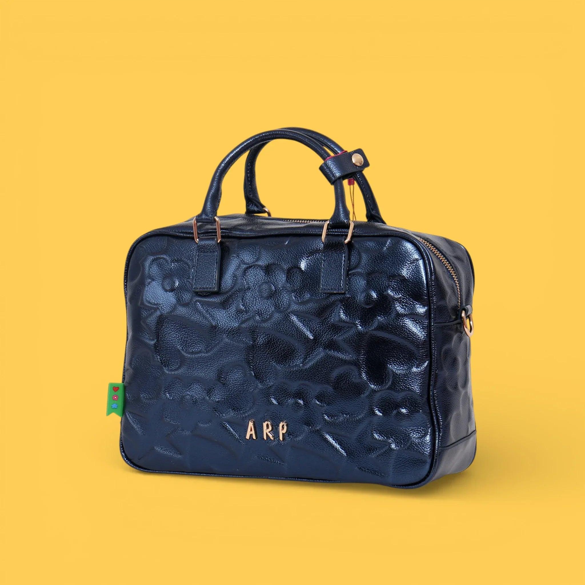 BOLSO GRABADO ICONOS AZUL - Agatha Ruiz de la Prada