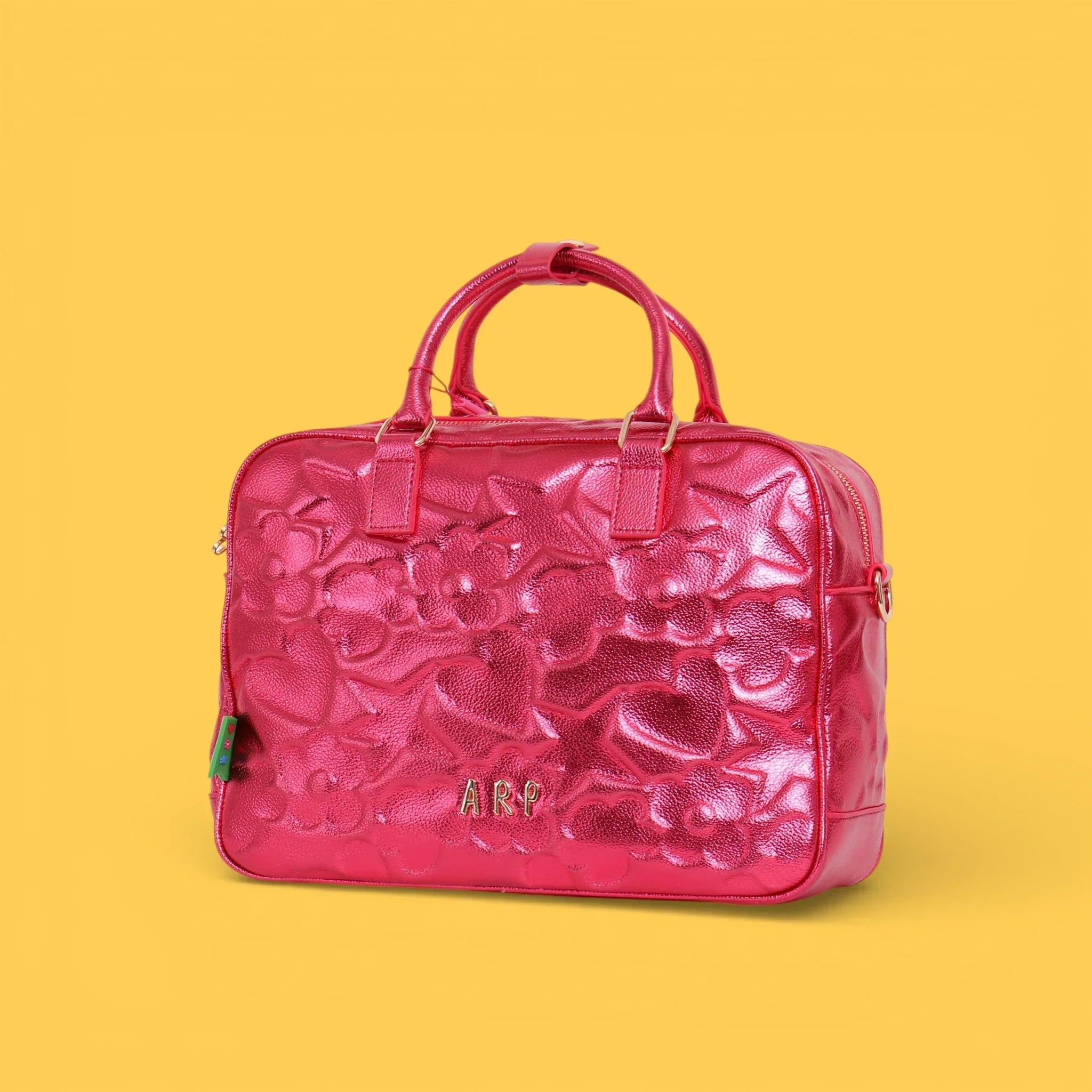 BOLSO GRABADO ICONOS FCUSIA - Agatha Ruiz de la Prada