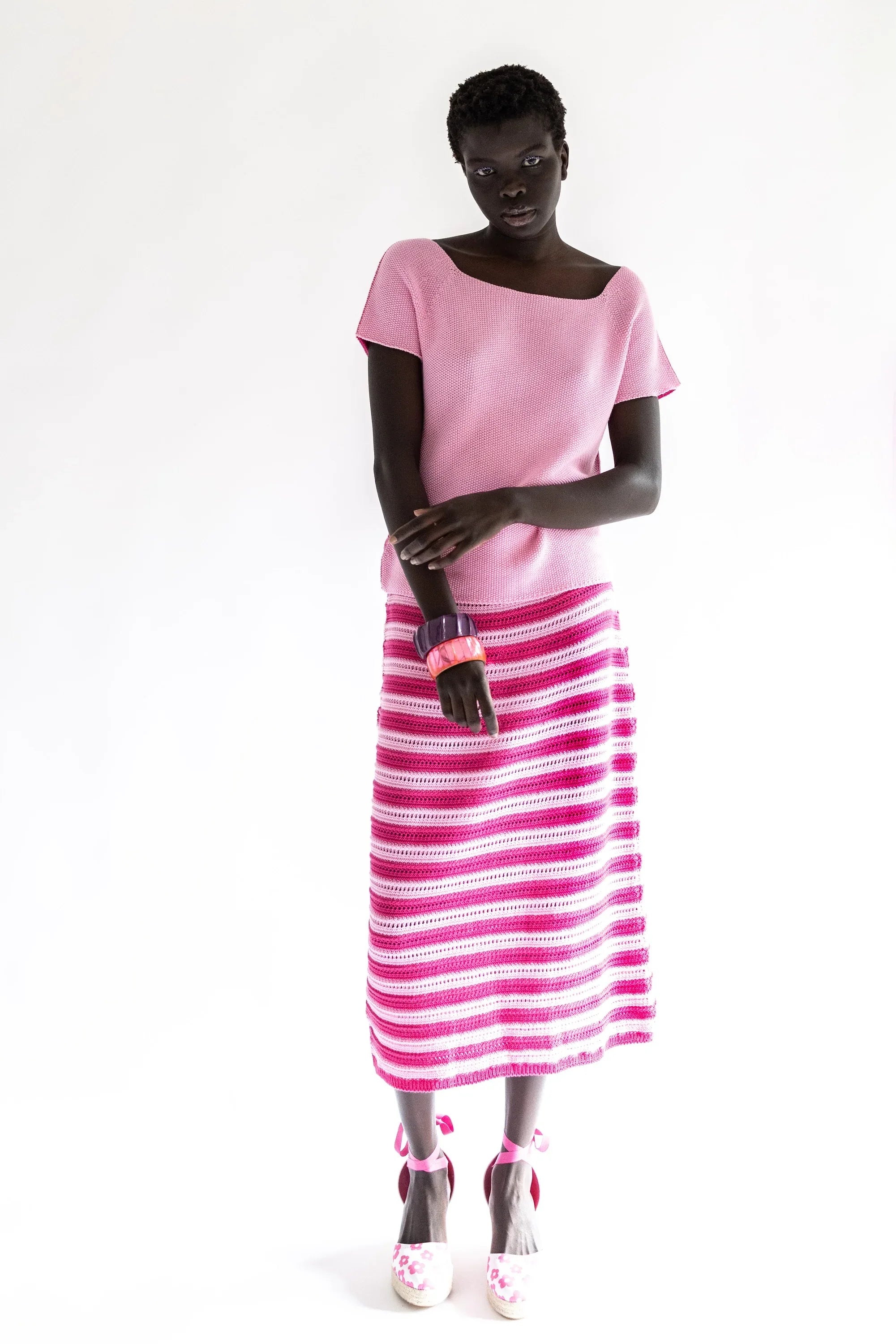 FALDA RAYAS CALADA FUCSIA - Agatha Ruiz de la Prada