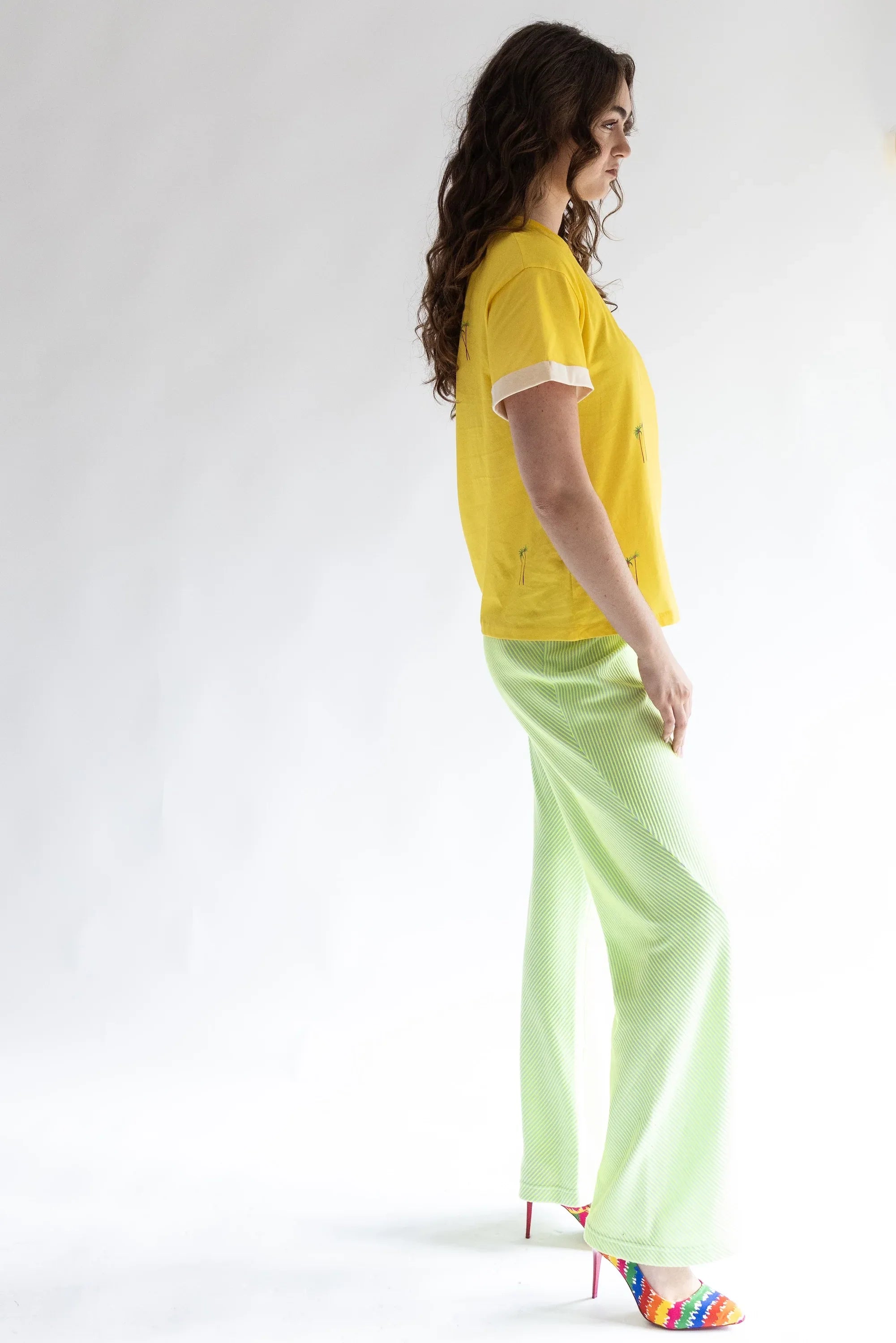 PANTALON RAYAS AMARILLAS - Agatha Ruiz de la Prada