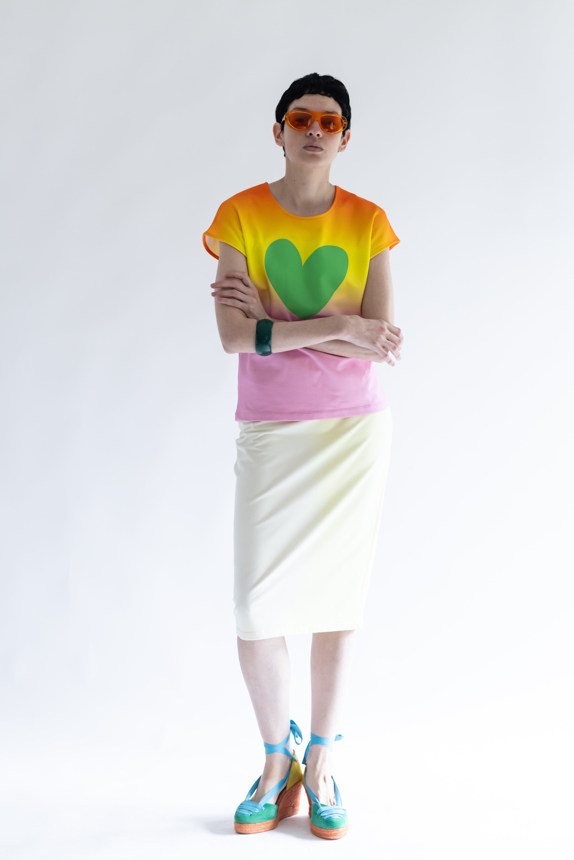 GONNA GIALLA SFUMATA