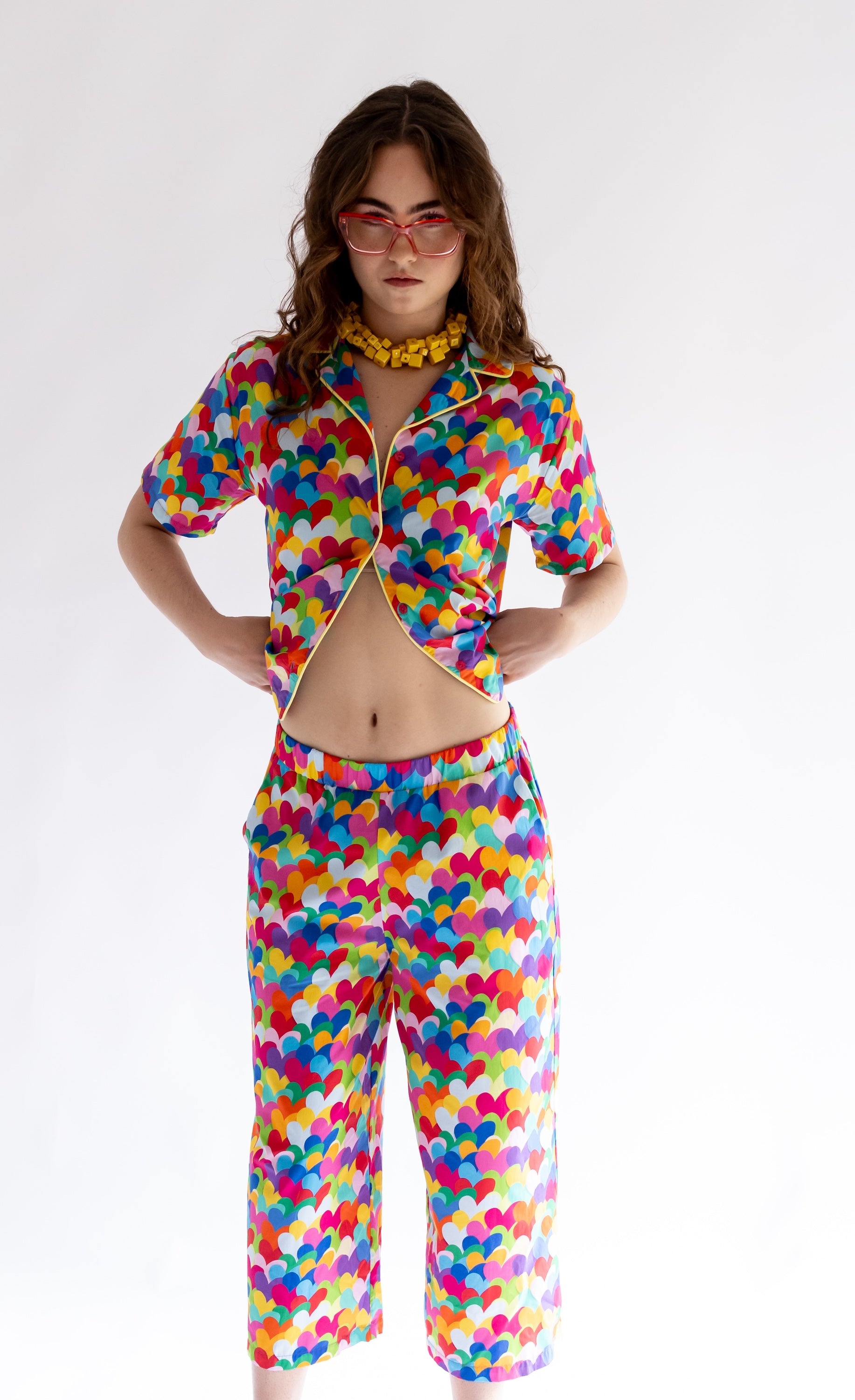 PANTALON CORAZONES MULTICOLOR CULLOTE