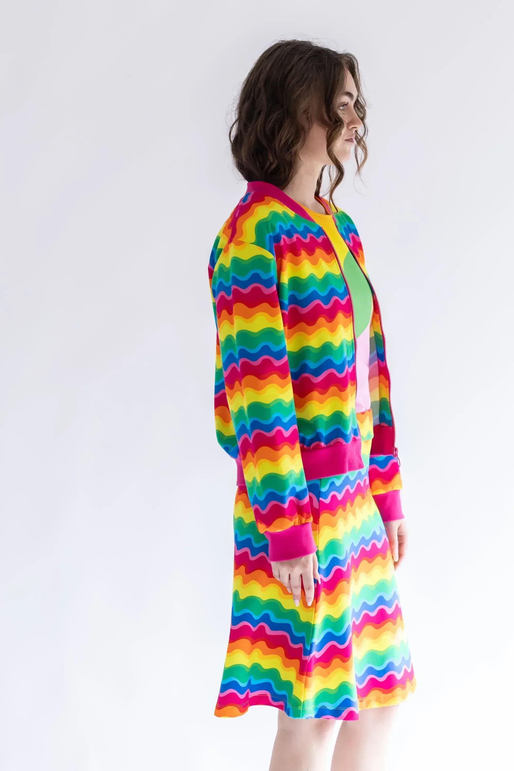 BOMBER CREMALLERA ONDAS MULTICOLOR - Agatha Ruiz de la Prada