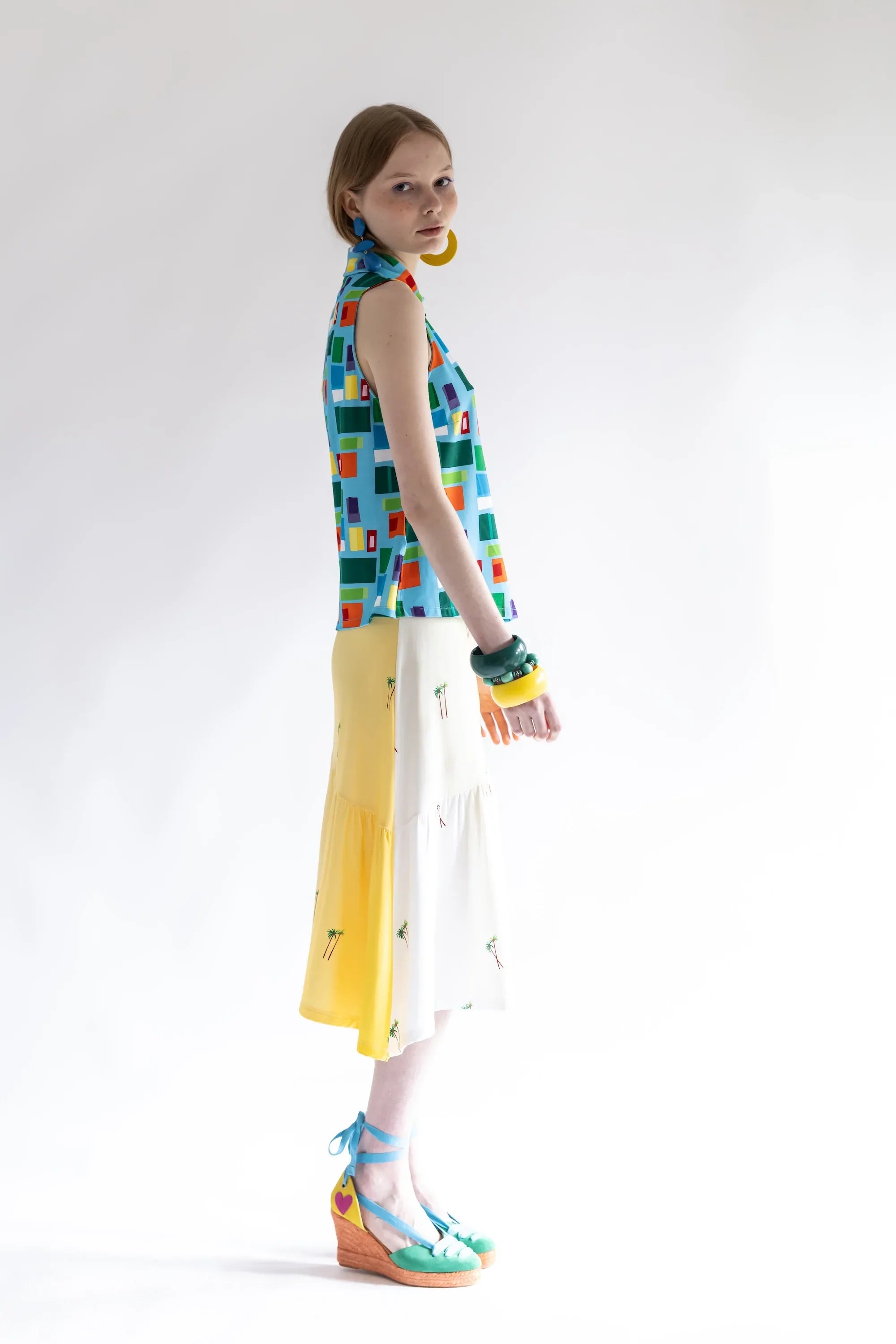 CAMISA CUELLO AZUL CUADROS