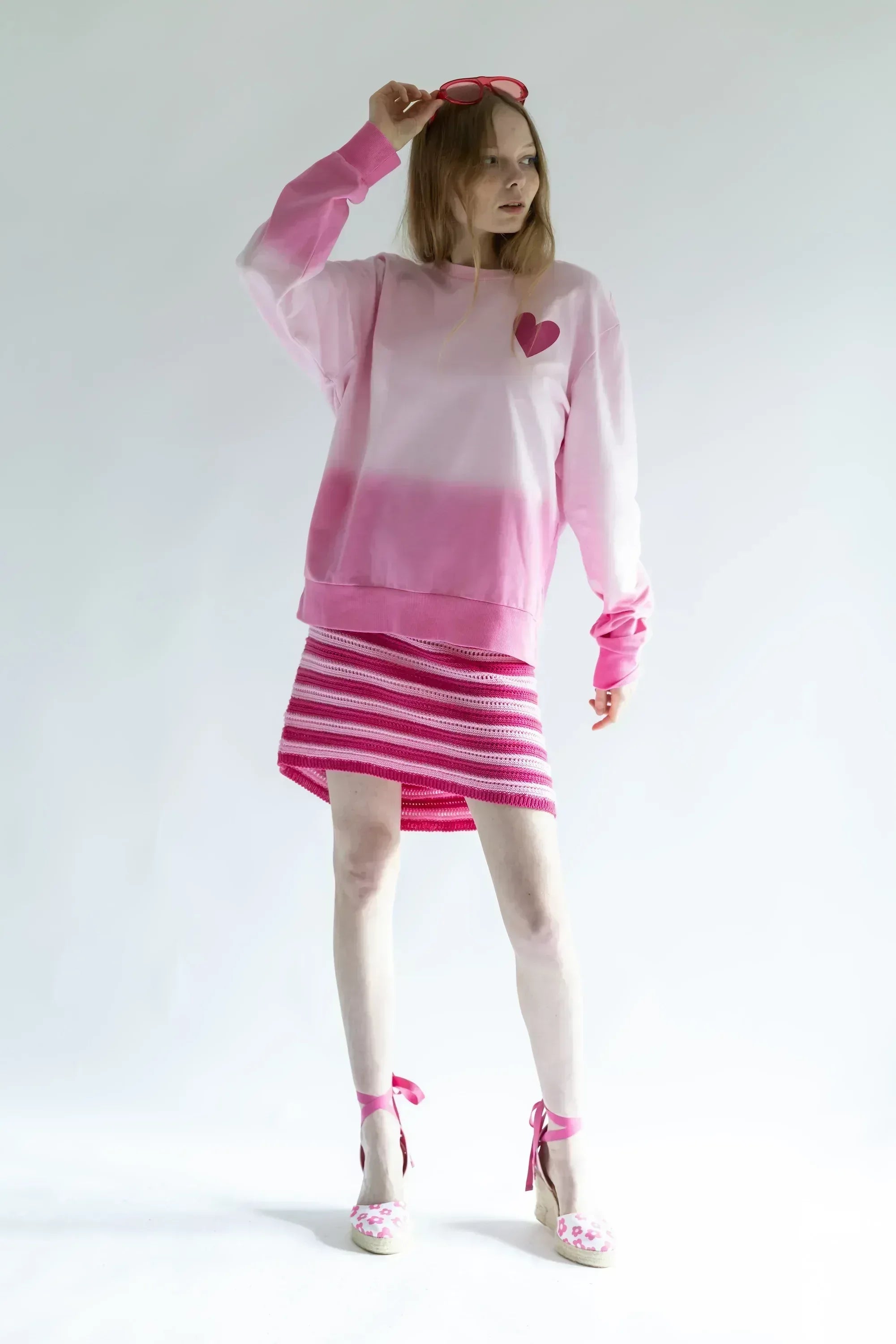 SUDADERA ROSA DEGRADADO - Agatha Ruiz de la Prada