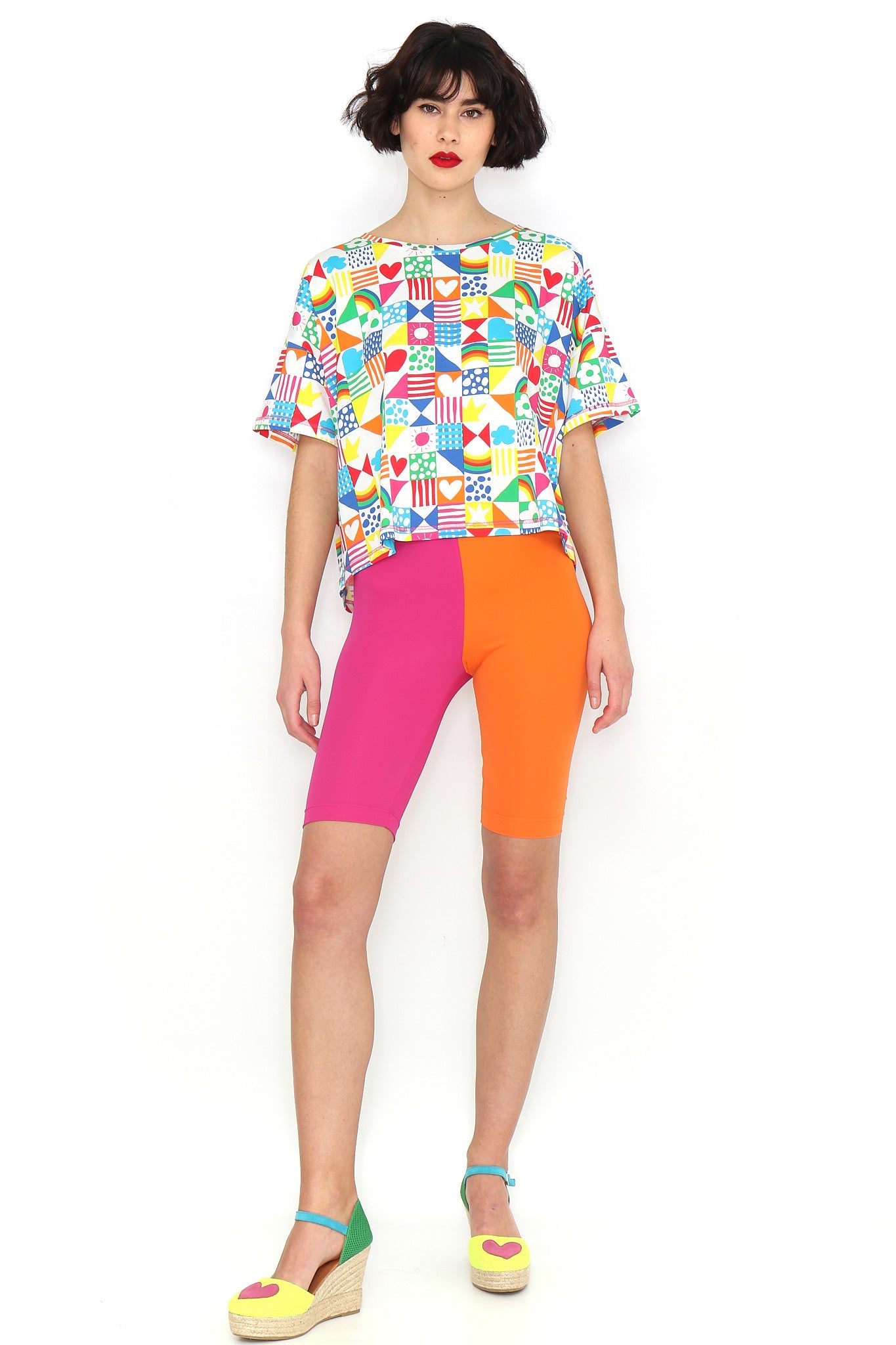 CAMISETA MULTICOLOR PATCH